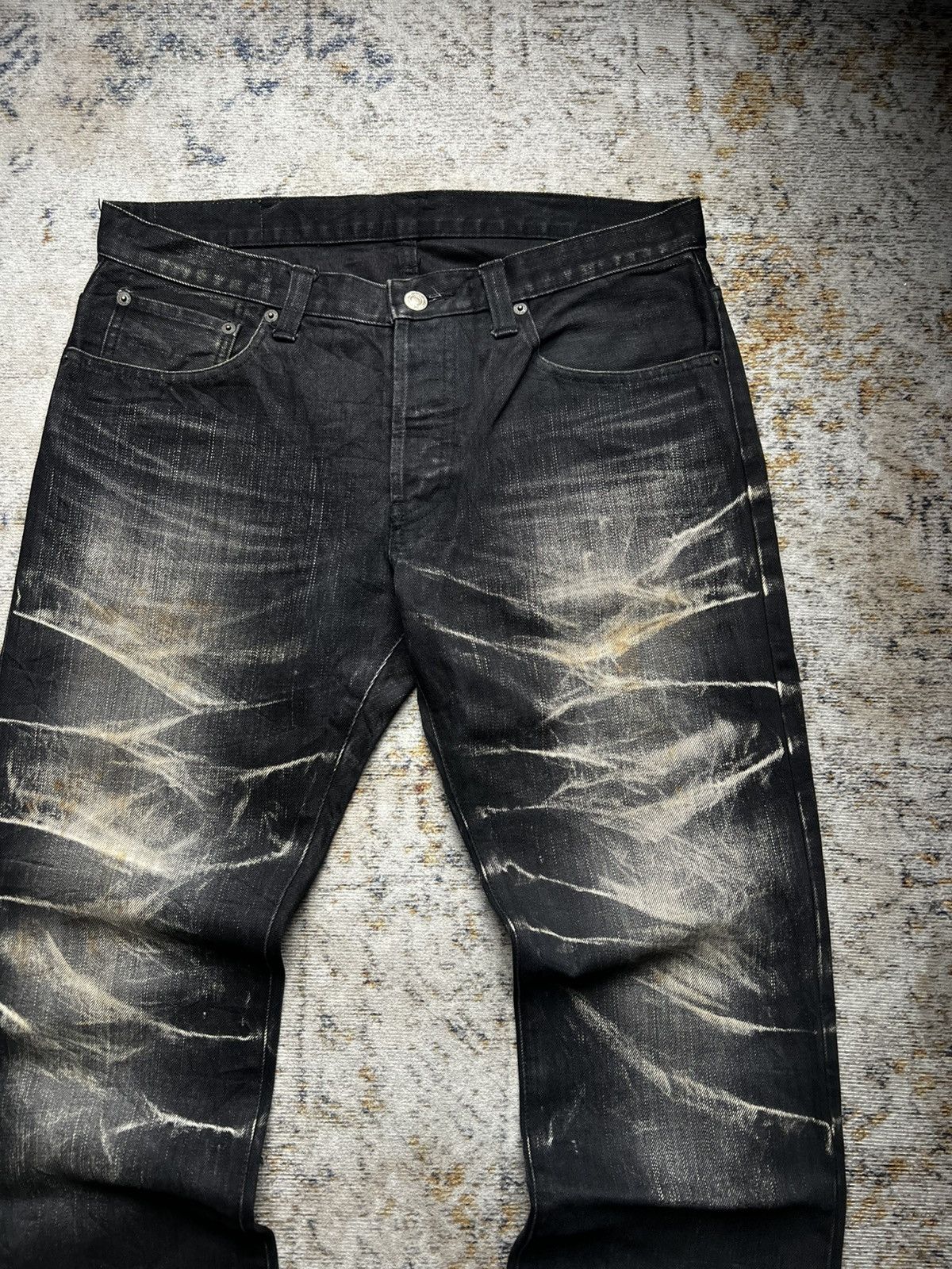 Tornado Mart Takeo Kikuchi Mud Max Clawmark Whiskered Jeans Size US 32 / EU 48 - 3 Thumbnail