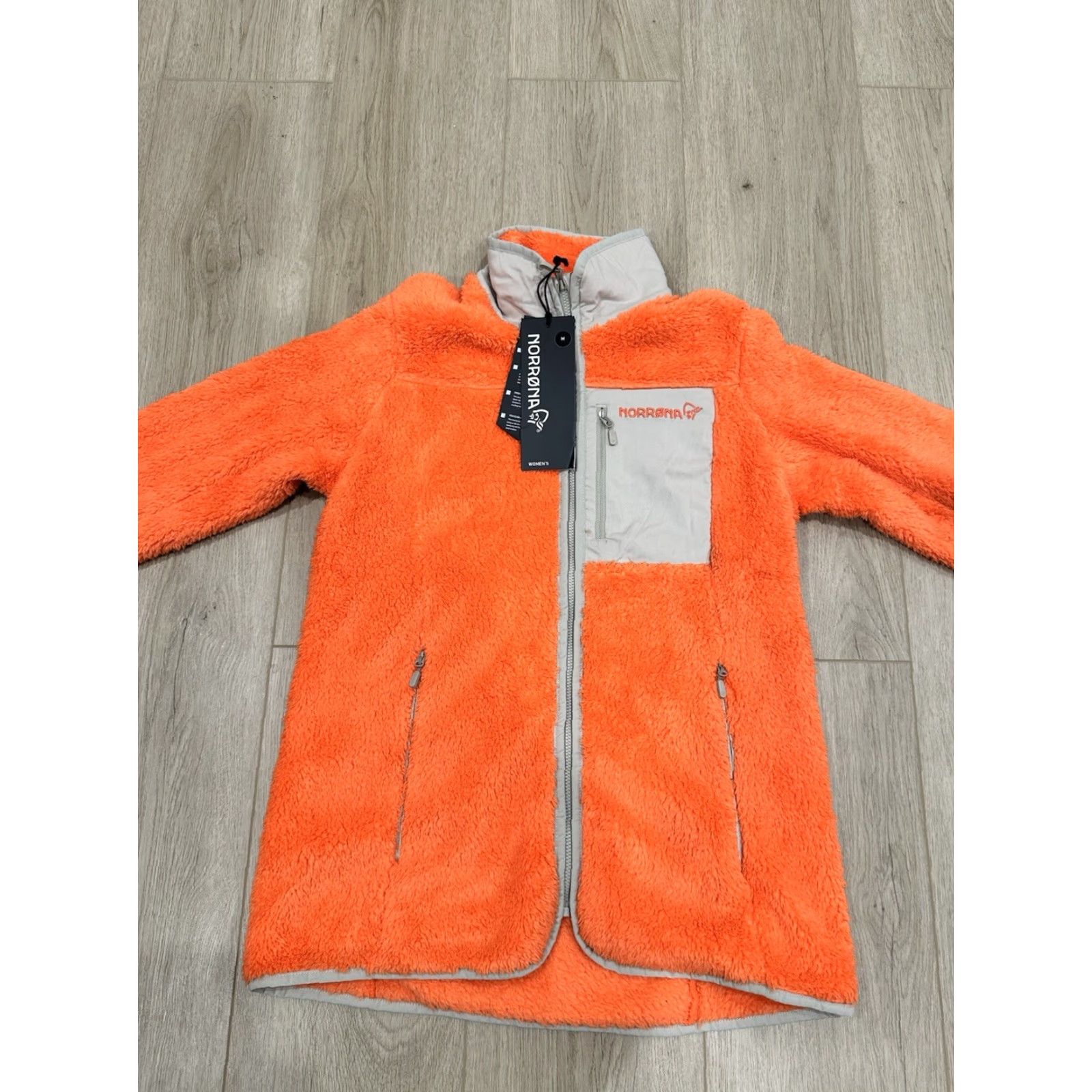 Vintage Norrona Femund Warm3 Fleece Jacket Womens Medium Full Zip Orange NWT Sample Size M / US 6-8 / IT 42-44 - 3 Thumbnail