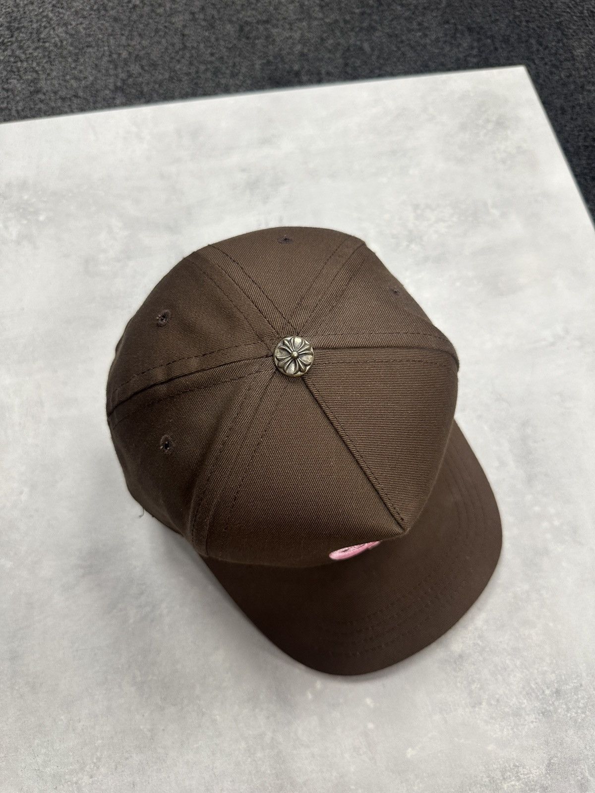 Chrome Hearts Chrome Hearts CH Baseball Cap Hat Brown Pink Size ONE SIZE - 4 Thumbnail