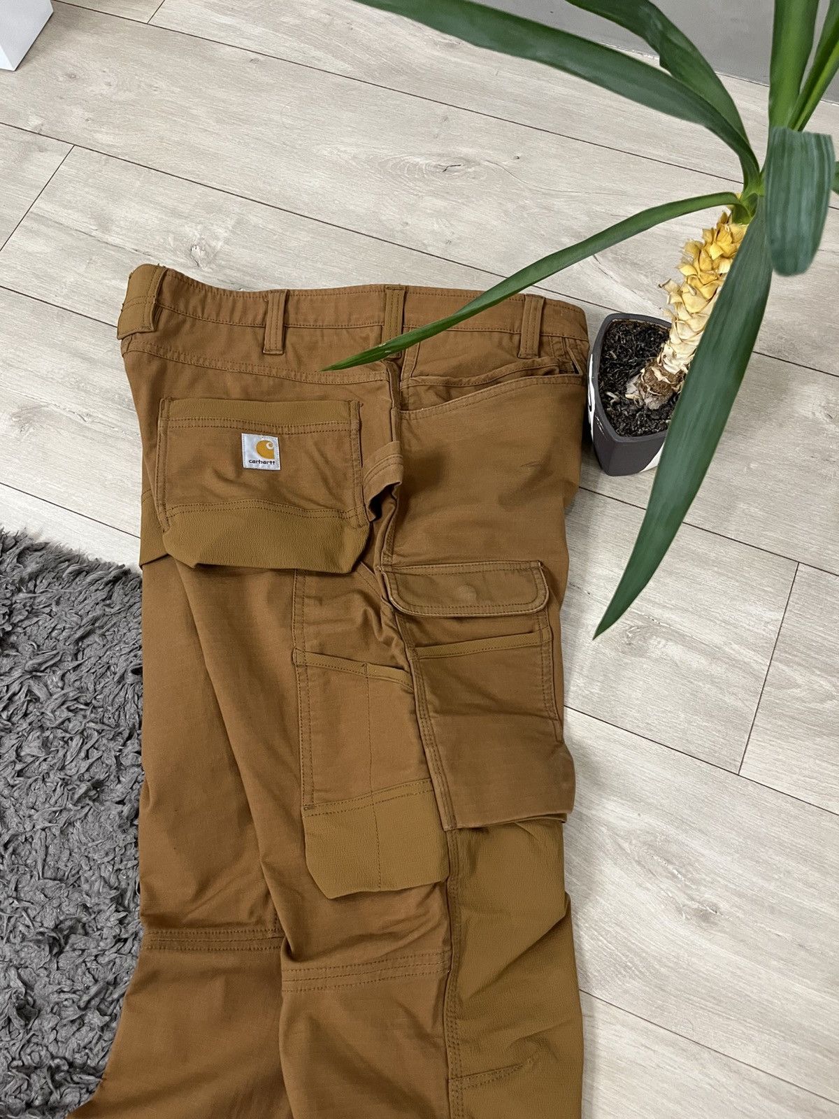 Carhartt 🔥90’s Carhartt Double Knee Cargo Y2k Carpenters Work Pants Size US 34 / EU 50 - 5 Thumbnail