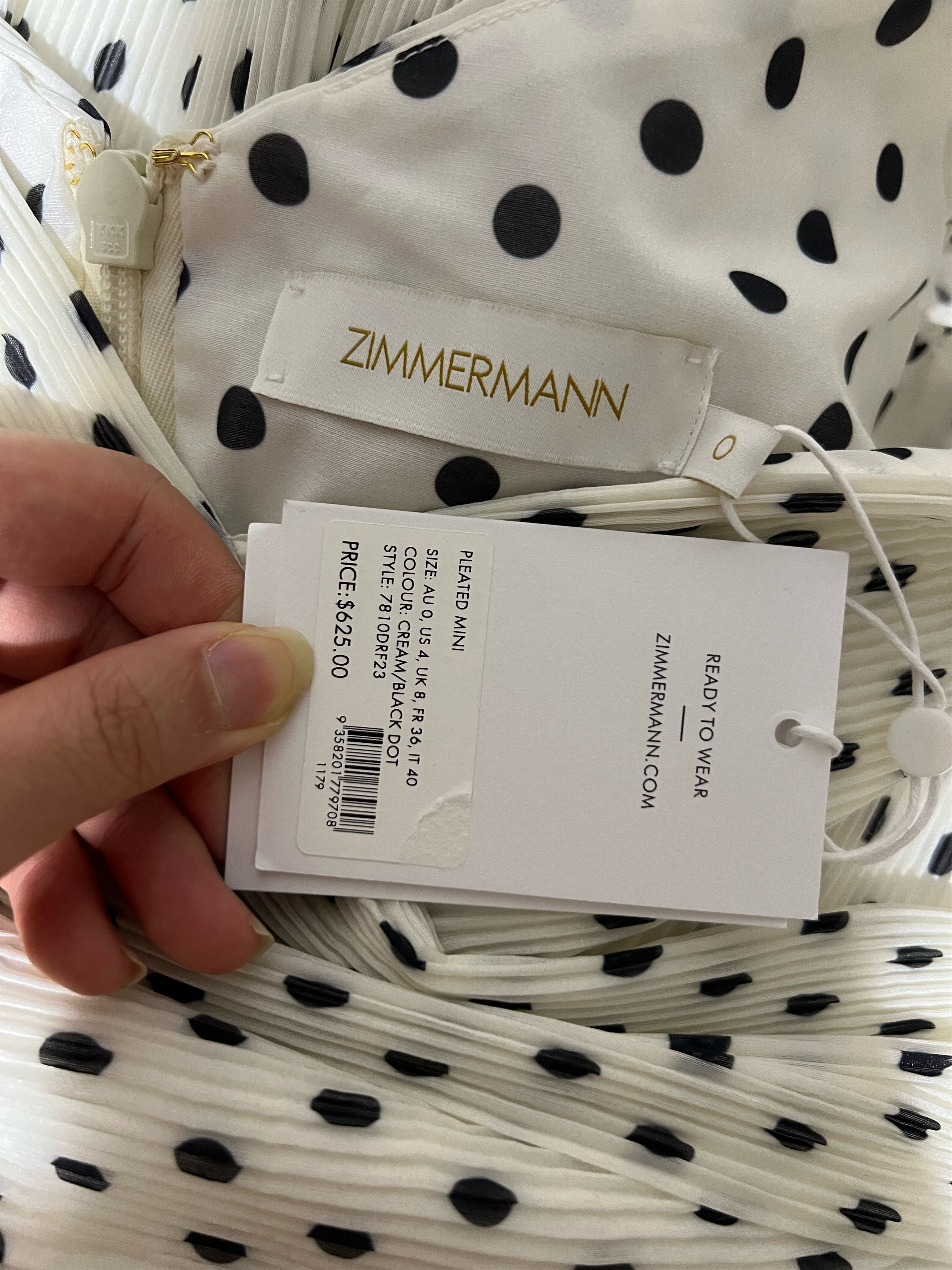 Zimmermann Pleated Mini Dress Size S / US 4 / IT 40 - 9 Thumbnail