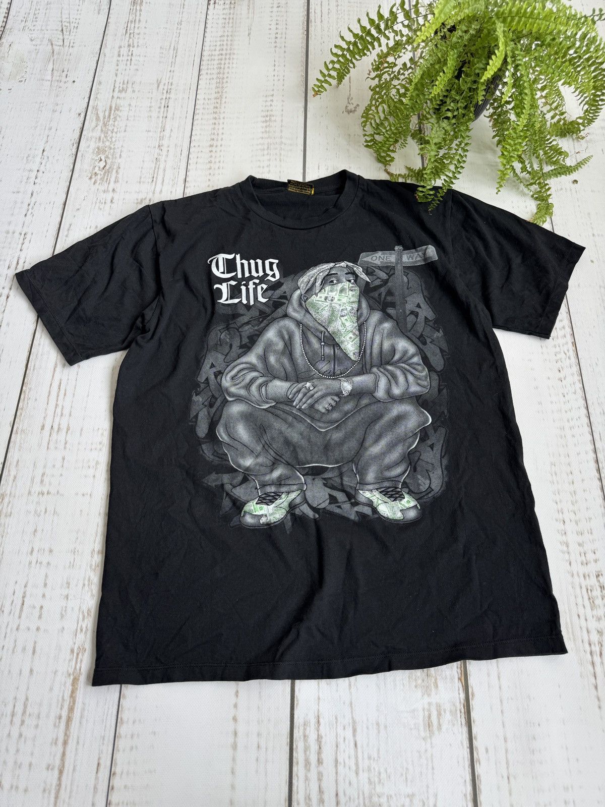 Vintage Thug Life Gangsta Rap Hip Hop T-Shirt Size US M / EU 48-50 / 2 - 1 Thumbnail
