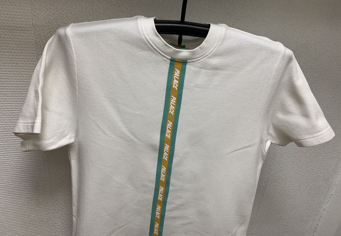 Palace Palace white stripe t-shirt M sz Size US M / EU 48-50 / 2 - 2 Thumbnail