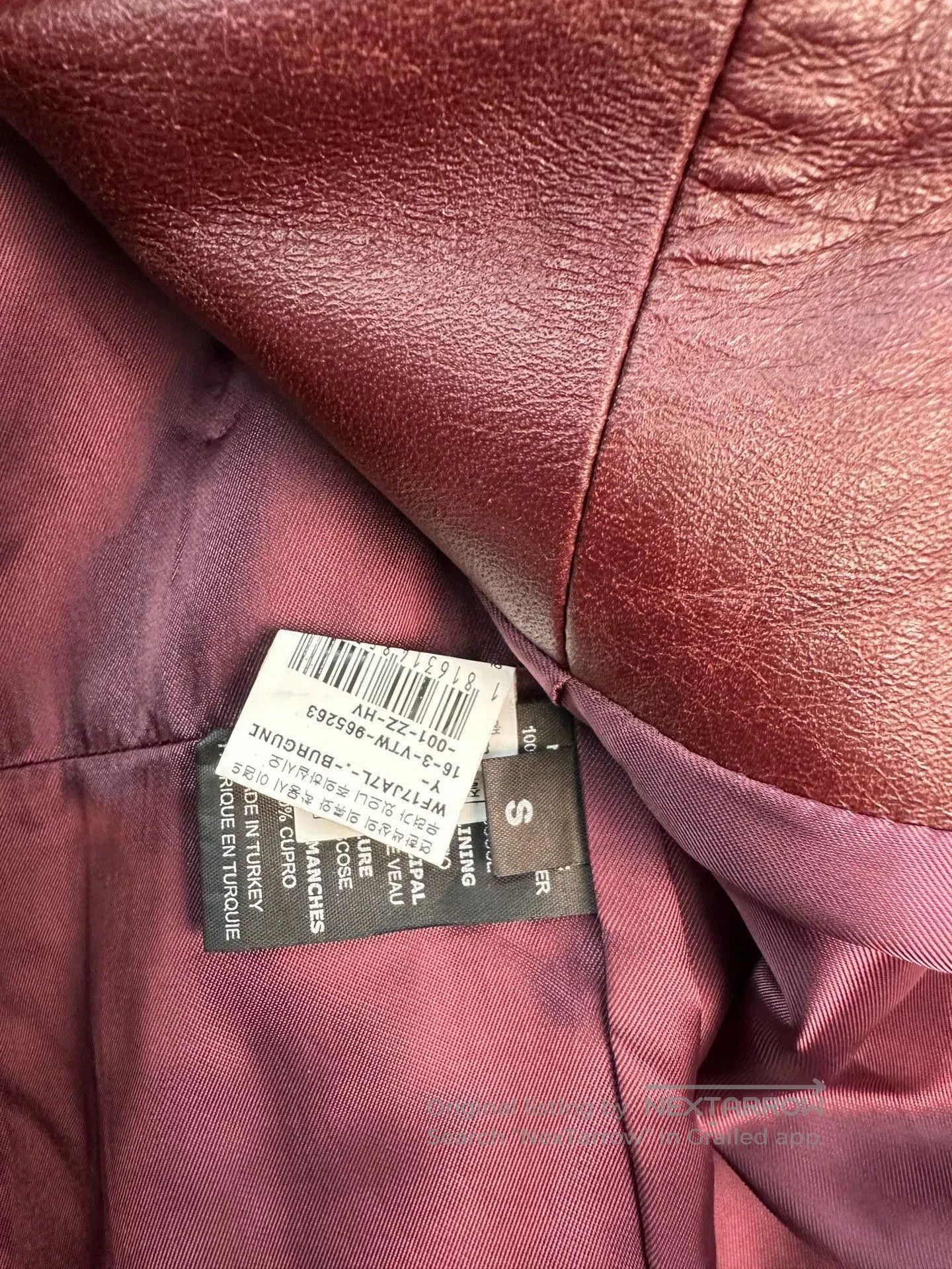 Vetements Red Leather Long Coat - Size S. Size US S / EU 44-46 / 1 - 6 Thumbnail