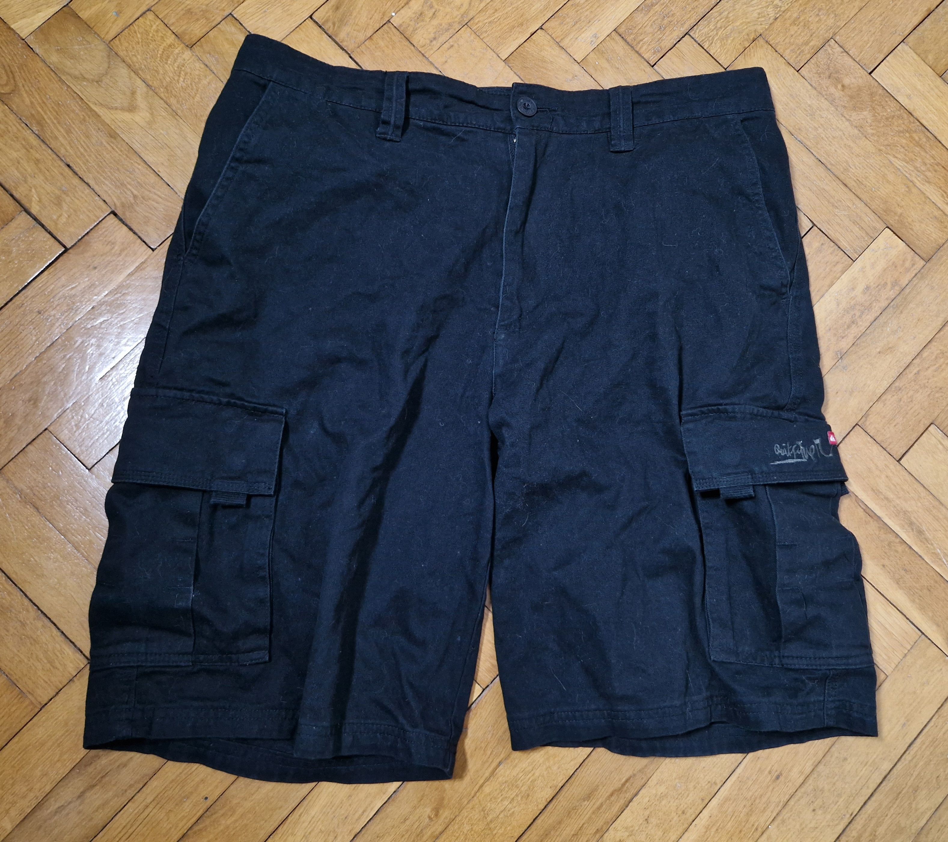 Quiksilver × Vintage Quiksilver vintage black cargo pants y2k Size US 34 / EU 50 - 1 Thumbnail