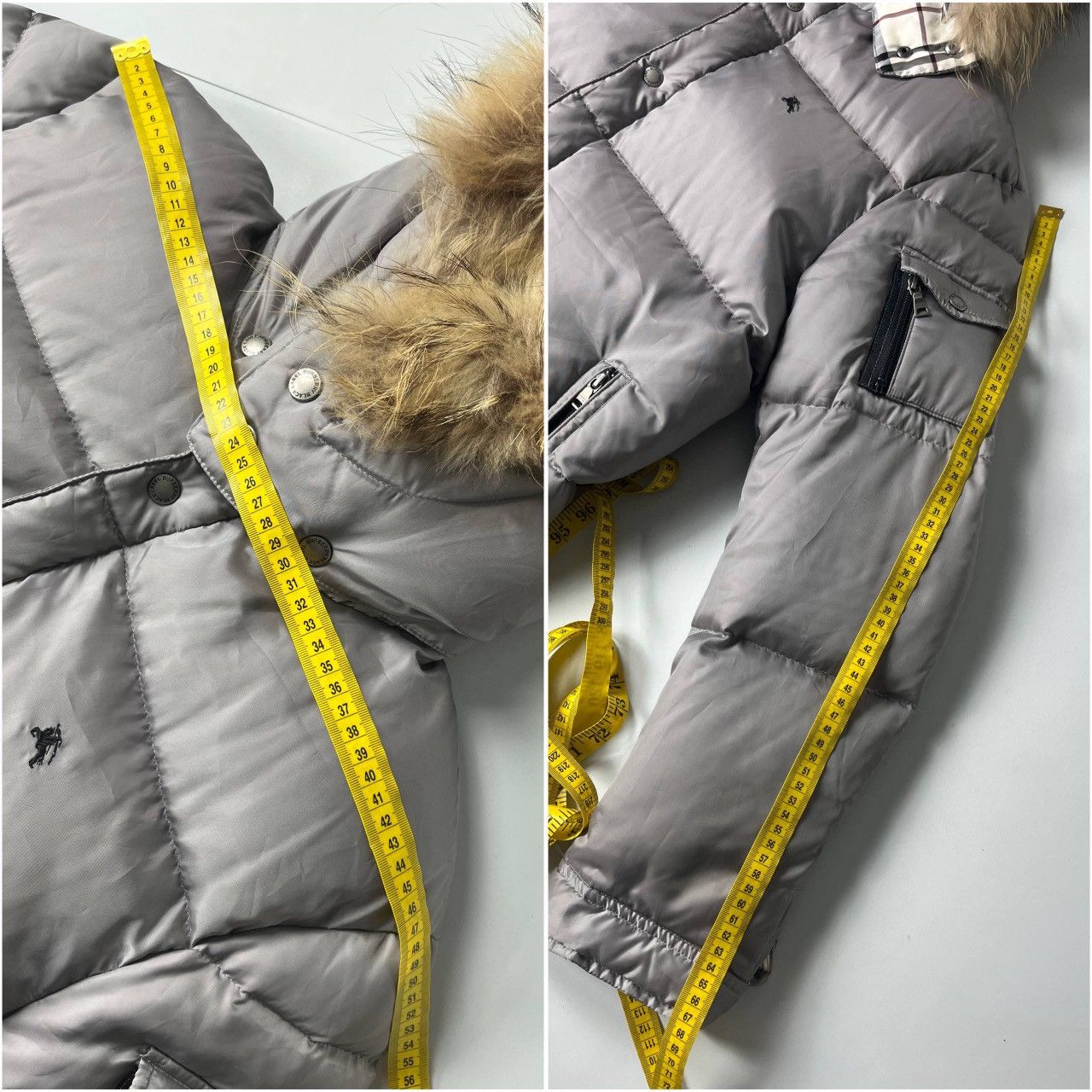Burberry 00’ Japanese Burberry fur puffer jacket Size US L / EU 52-54 / 3 - 14 Thumbnail