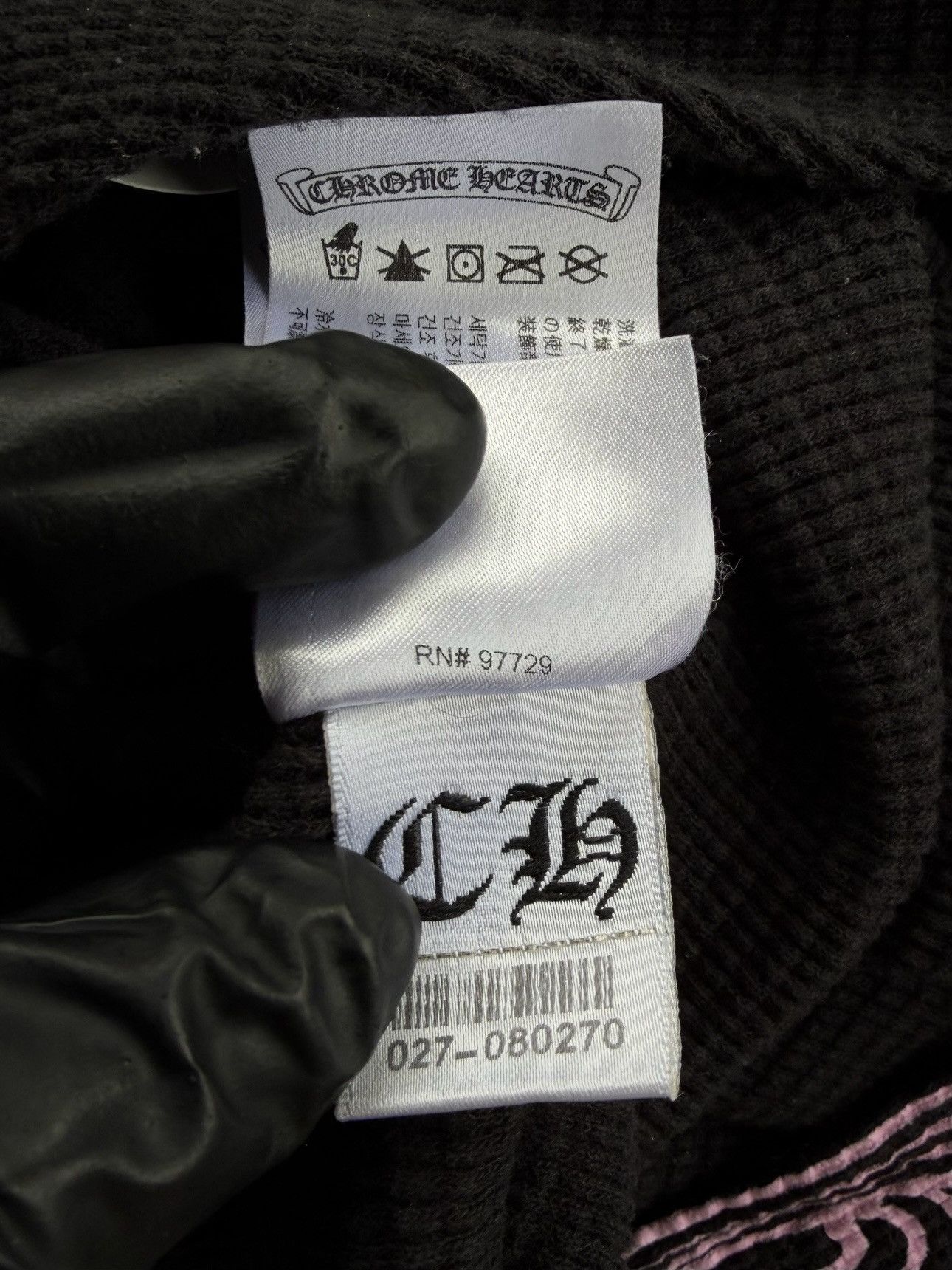 Chrome Hearts Chrome Hearts Matty Boy Black Pink Thermal Size US L / EU 52-54 / 3 - 14 Thumbnail