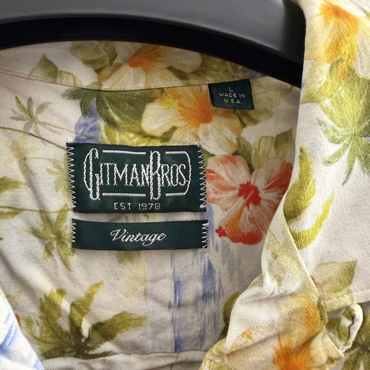 Gitman Bros. Vintage Gitman Bros Hawaiian Shirt Size US L / EU 52-54 / 3 - 3 Thumbnail