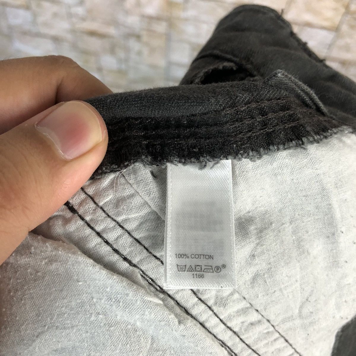 Japanese Brand Gap Black faded Cargo utility Multipocket Pants #A737 Size US 36 / EU 52 - 20 Thumbnail