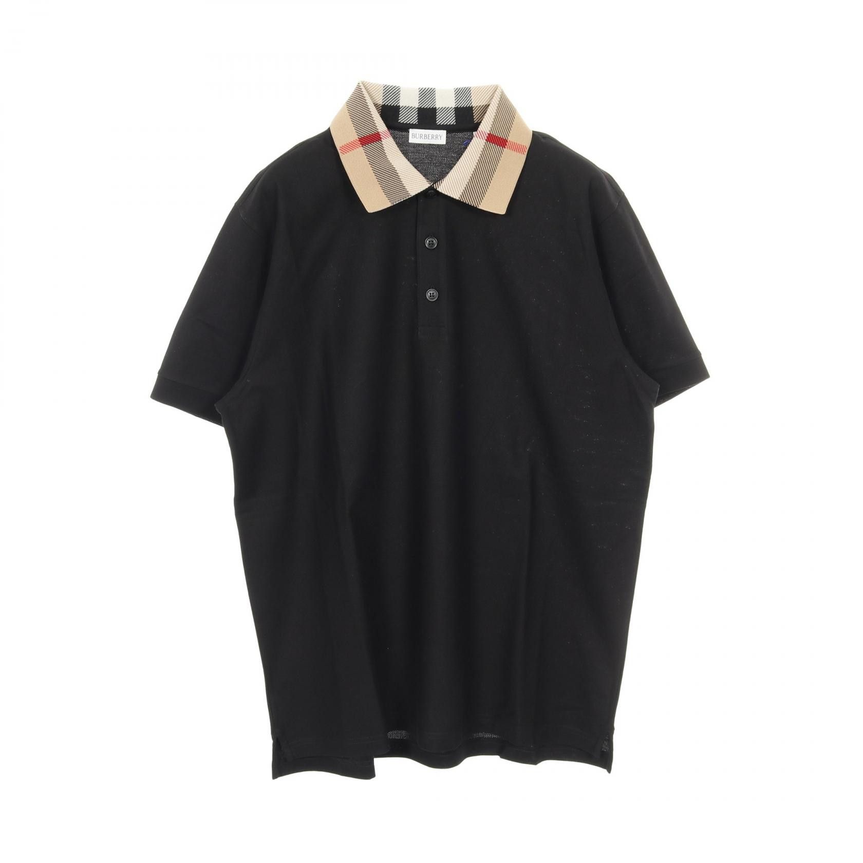Burberry Burberry Collar Check Cotton Top Cotton Tops 8071620XL DUTY FREE for USA