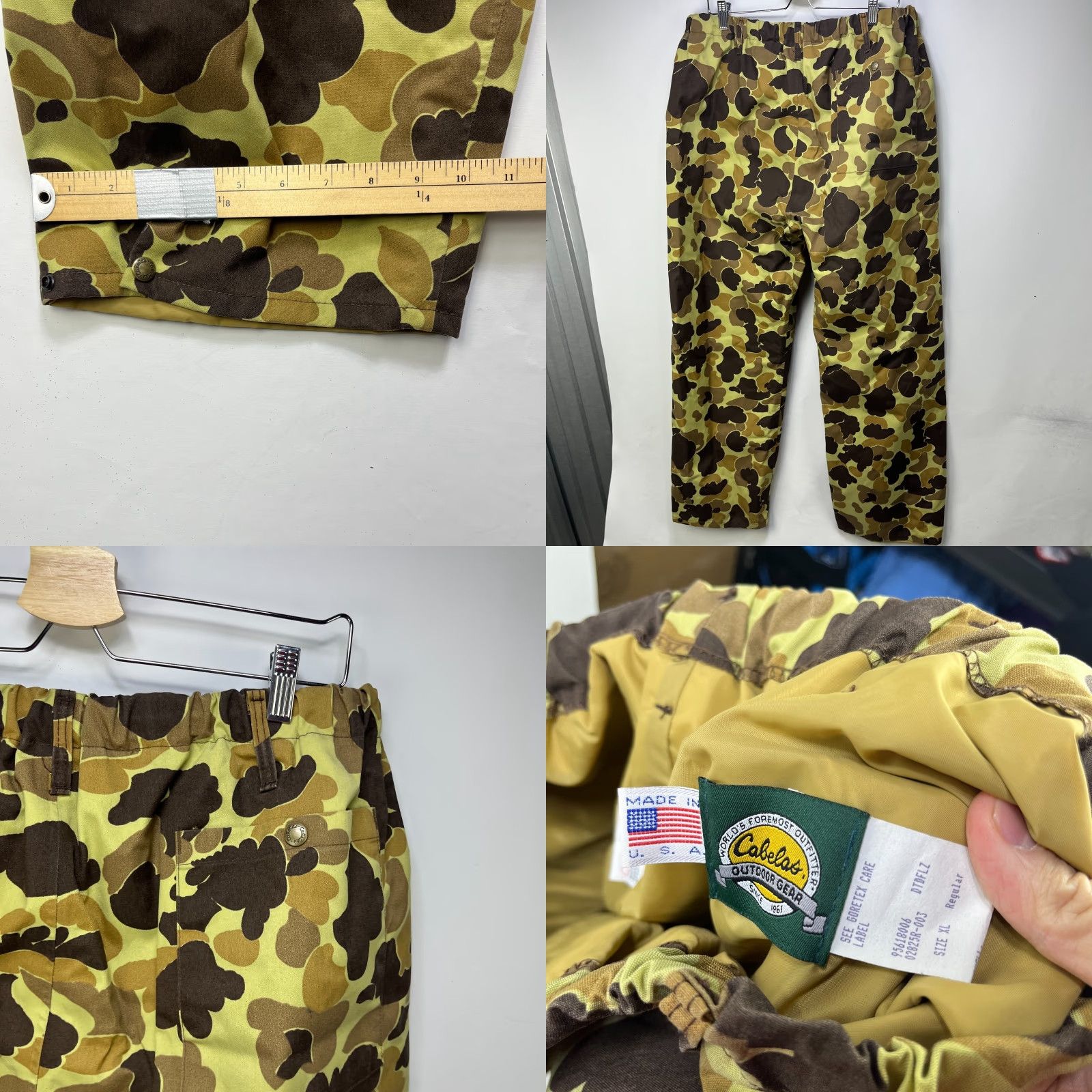 Vintage VINTAGE 90s Gore Tex Cabela's Snow Pants XL Men Green Nylon Softshell 31 Inseam Pockets Elastic Waist Winter 90s Theme Denim? Size US 36 / EU 52 - 8 Thumbnail