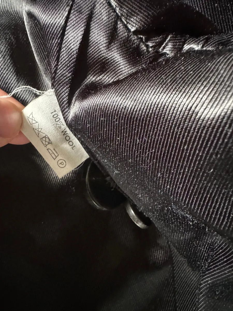 Dries Van Noten 2000s Dries Van Noten Minimalist Navy Wool Long Jacket Size US M / EU 48-50 / 2 - 9 Thumbnail