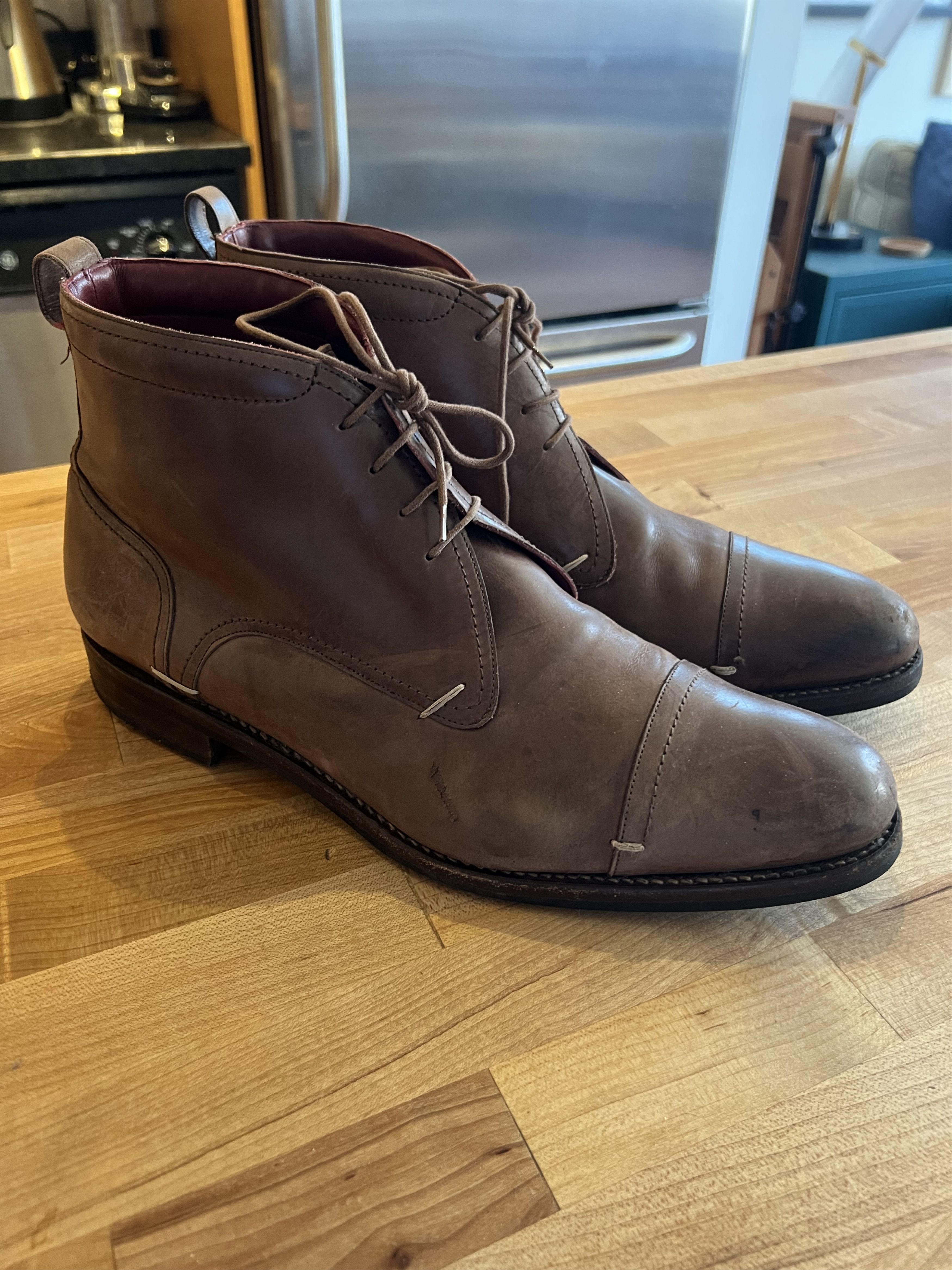 Rider Boot Co. Rider Boot Co. Jackson Men’s Dress Boots - Brown - Size: 12 Size US 12 / EU 45 - 1 Thumbnail