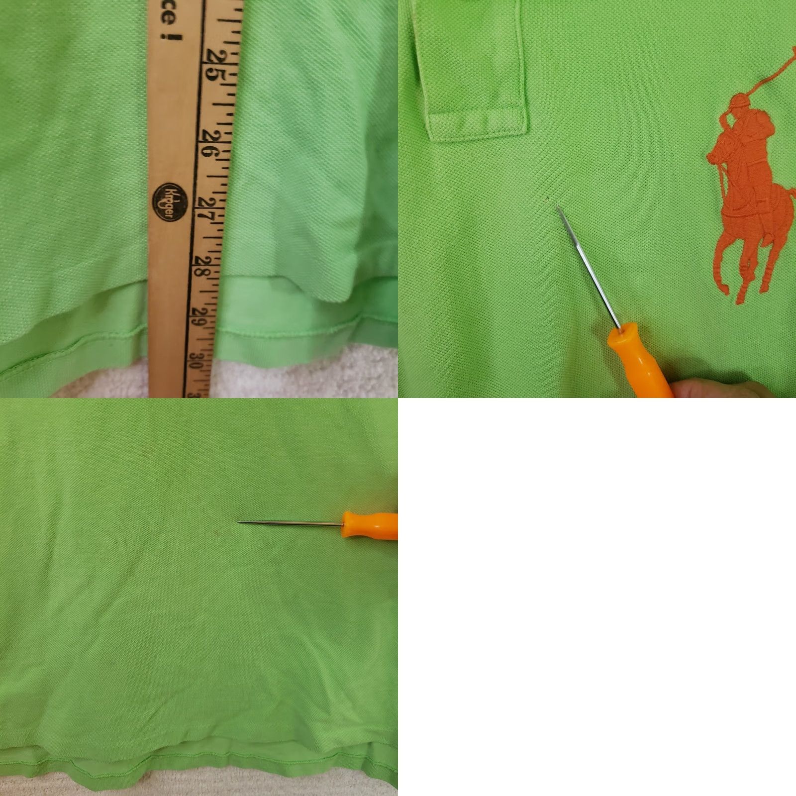 Polo Ralph Lauren Polo Ralph Lauren Big Pony Polo Shirt 2XL Green Regular Fit Short Sleeve Mens Size US XXL / EU 58 / 5 - 10 Thumbnail