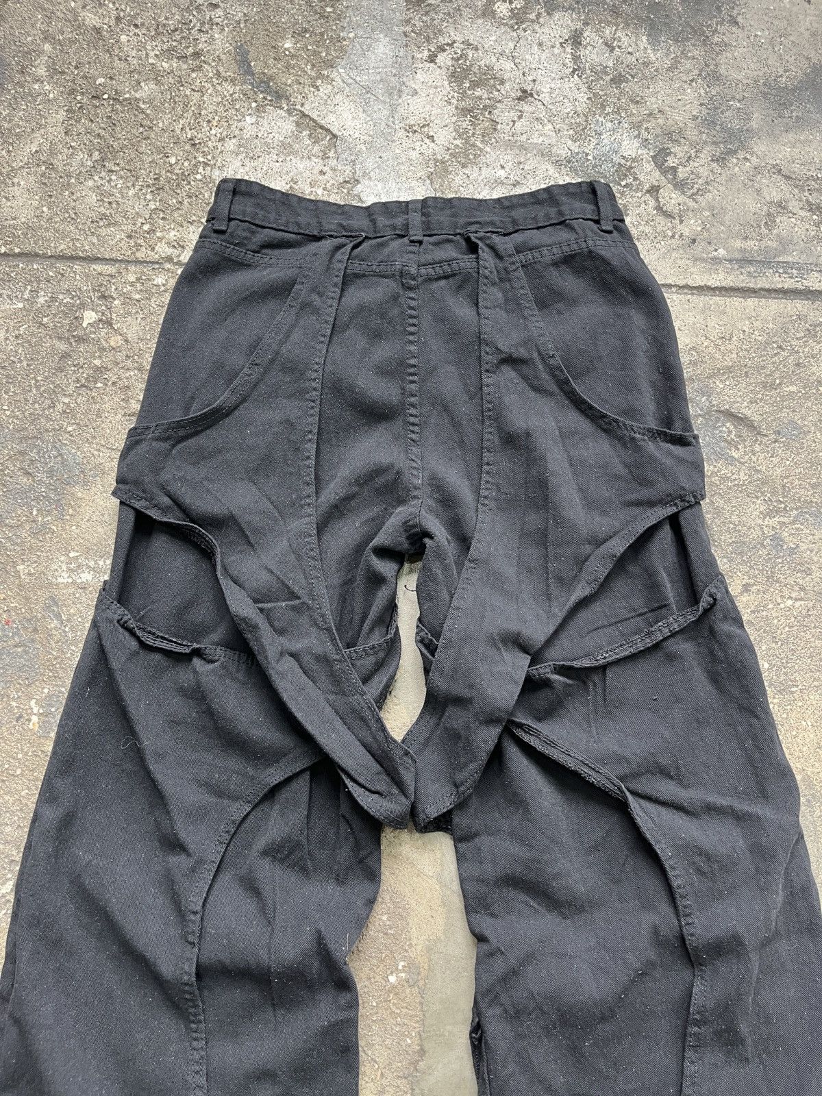 Other Futuristic Black Wide Leg Jeans (unisex) Size US 29 - 9 Thumbnail