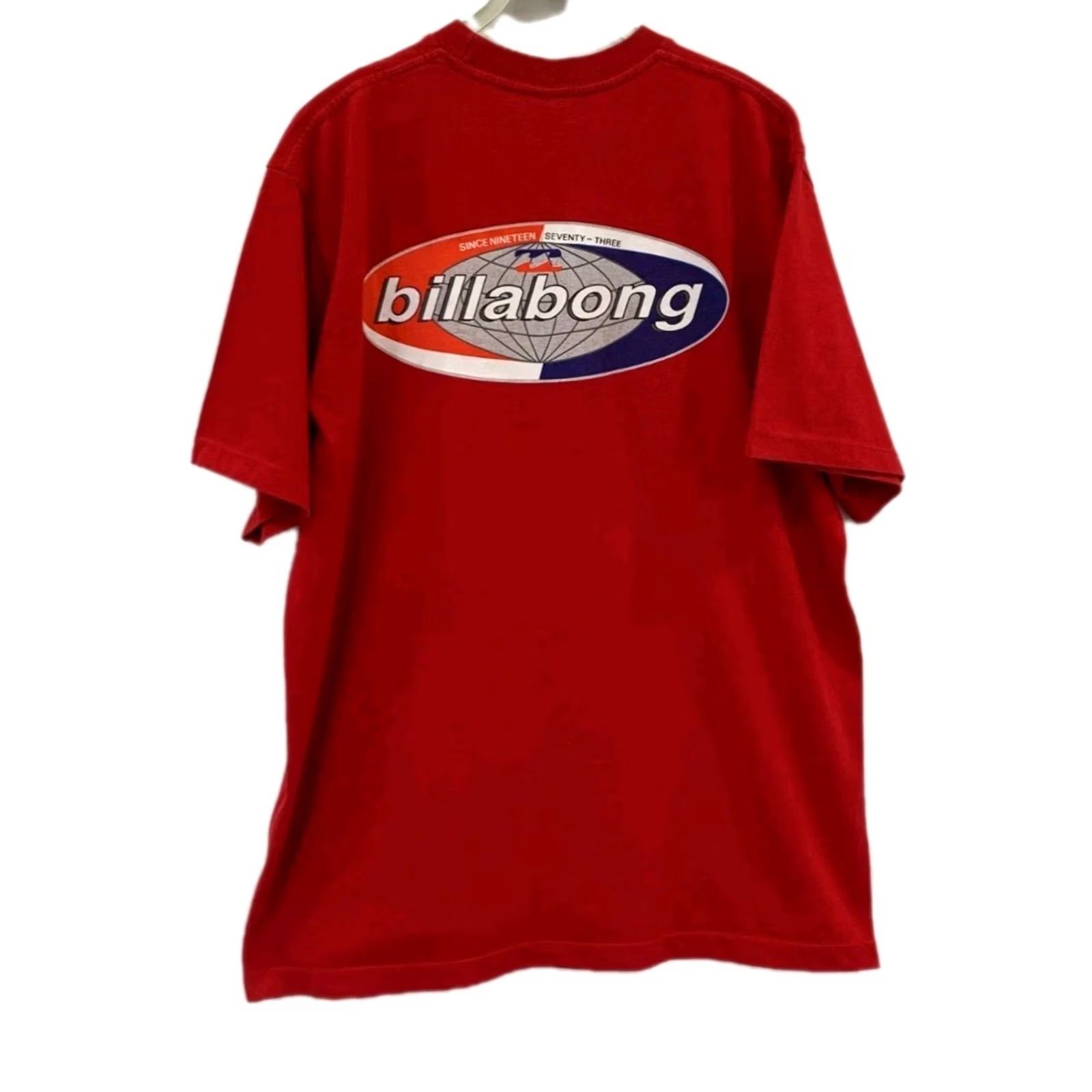 Billabong VINTAGE Billabong T-Shirt Red 90s Globe Logo Graphic XL Mens Shirt Adults Vintage 90s Billabong Made in Australia Surf Tee XL Red Mens Size US XL / EU 56 / 4 - 2 Thumbnail