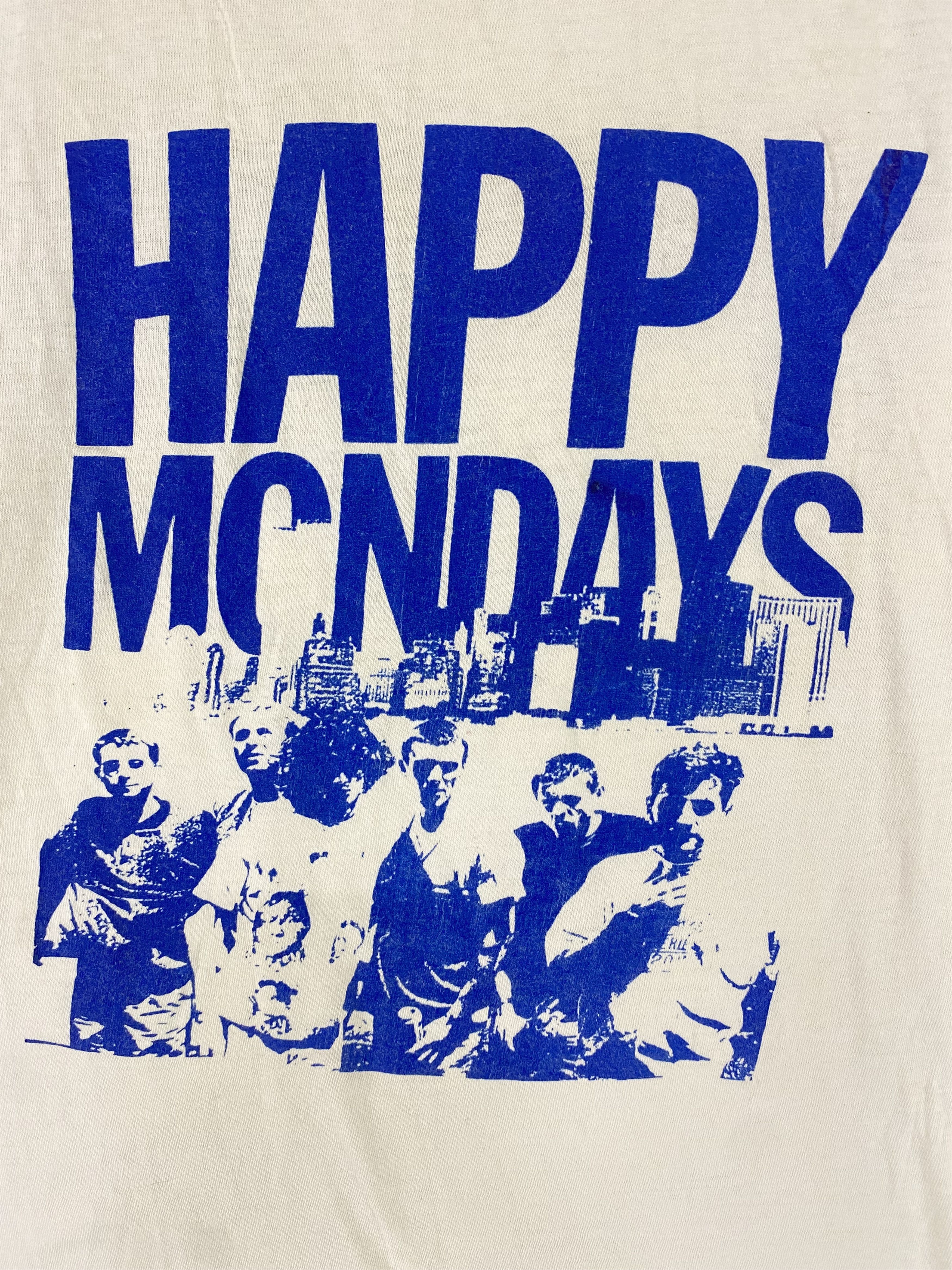 Band Tees × Vintage Rare 80s Happy Mondays line up promo shirt Size US M / EU 48-50 / 2 - 6 Thumbnail
