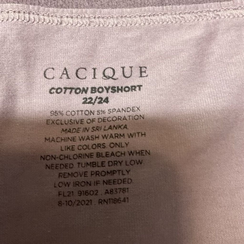 Other NWT Cacique Boyshorts Panty Black/Brown Lot of 2 Size 22/24 Size ONE SIZE - 3 Thumbnail