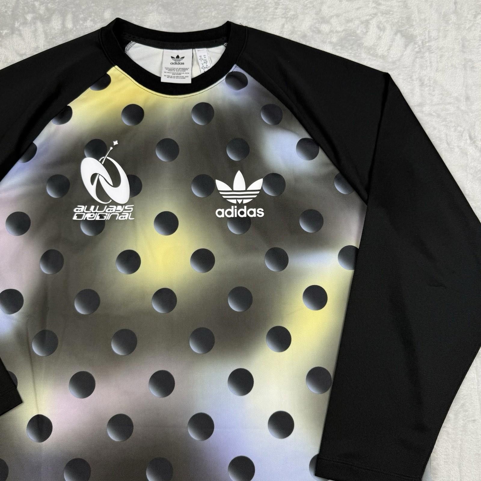 Adidas Adidas Always Original Long Sleeve Polka Dot Graphic Sz M Size M / US 6-8 / IT 42-44 - 3 Thumbnail