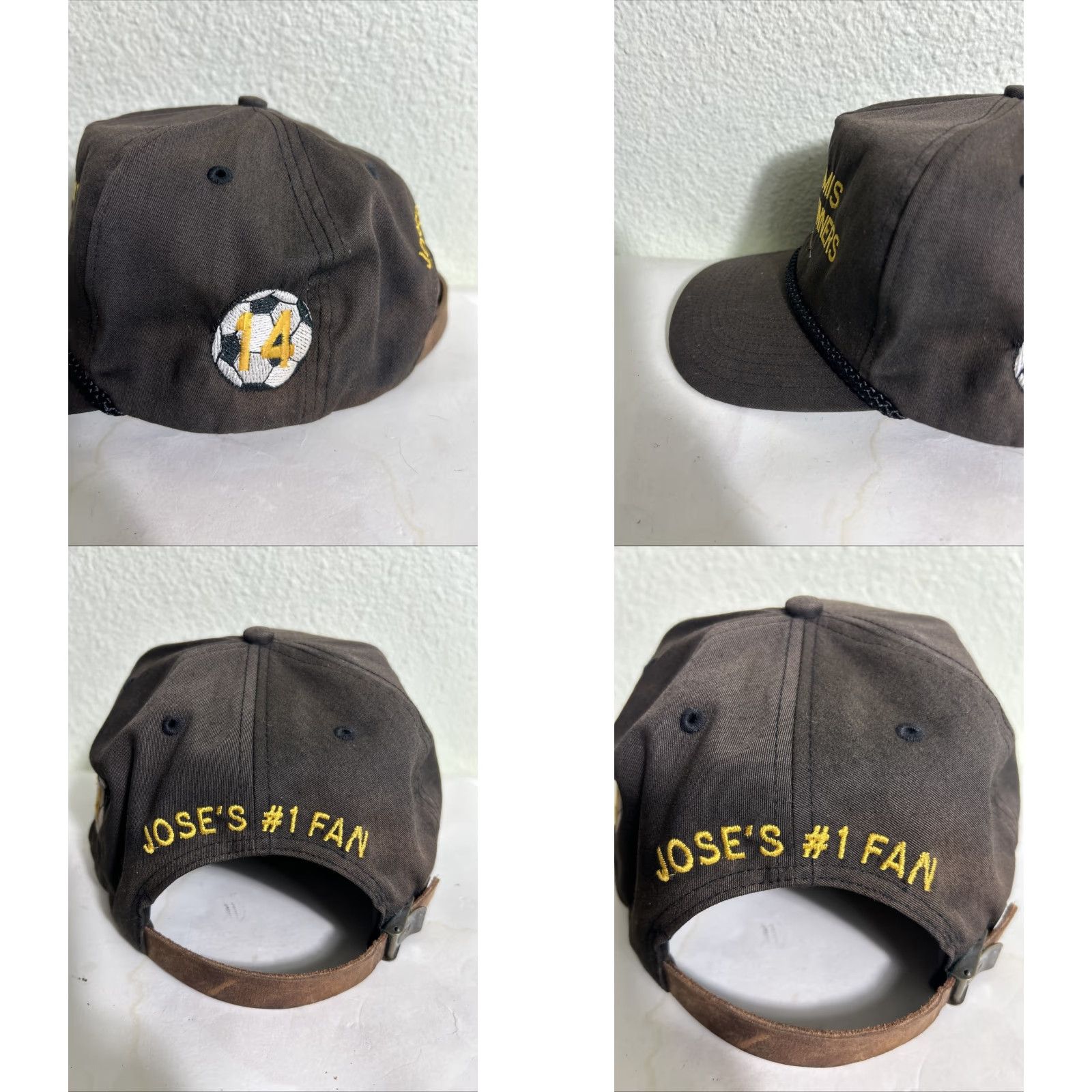 Vintage VINTAGE Richardson Baseball Hat Strap Back Brown Loomis Gunners Adjustable Men Size ONE SIZE - 8 Thumbnail