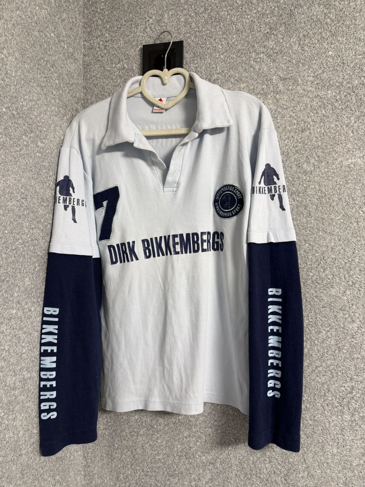 Dirk Bikkembergs Vintage Football Sport Polo Shirt