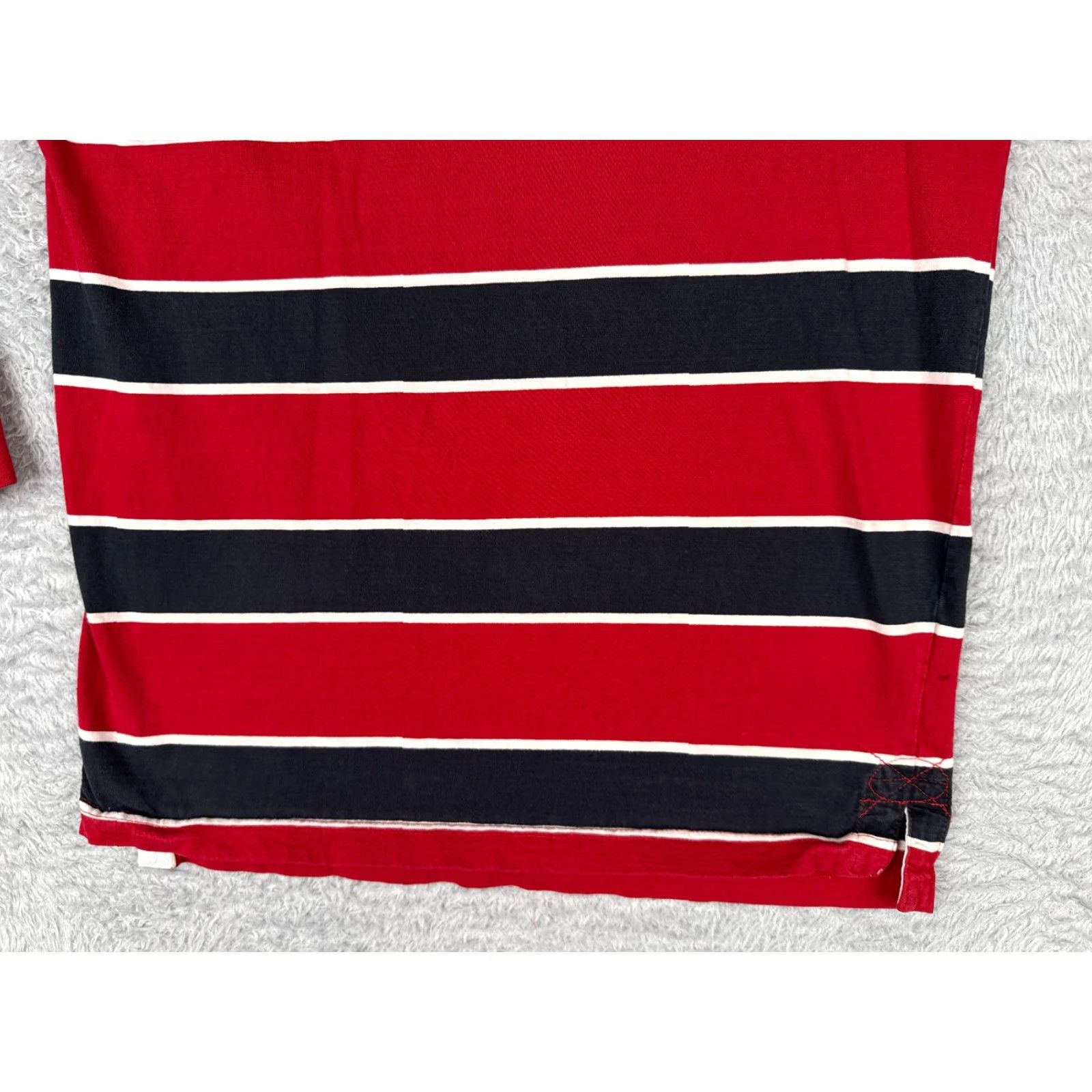 Vintage US Polo Assn Polo Shirt Men M Red Stripe Long Sleeve 100% Cotton Polo Shirt Vintage? No Size US M / EU 48-50 / 2 - 5 Thumbnail