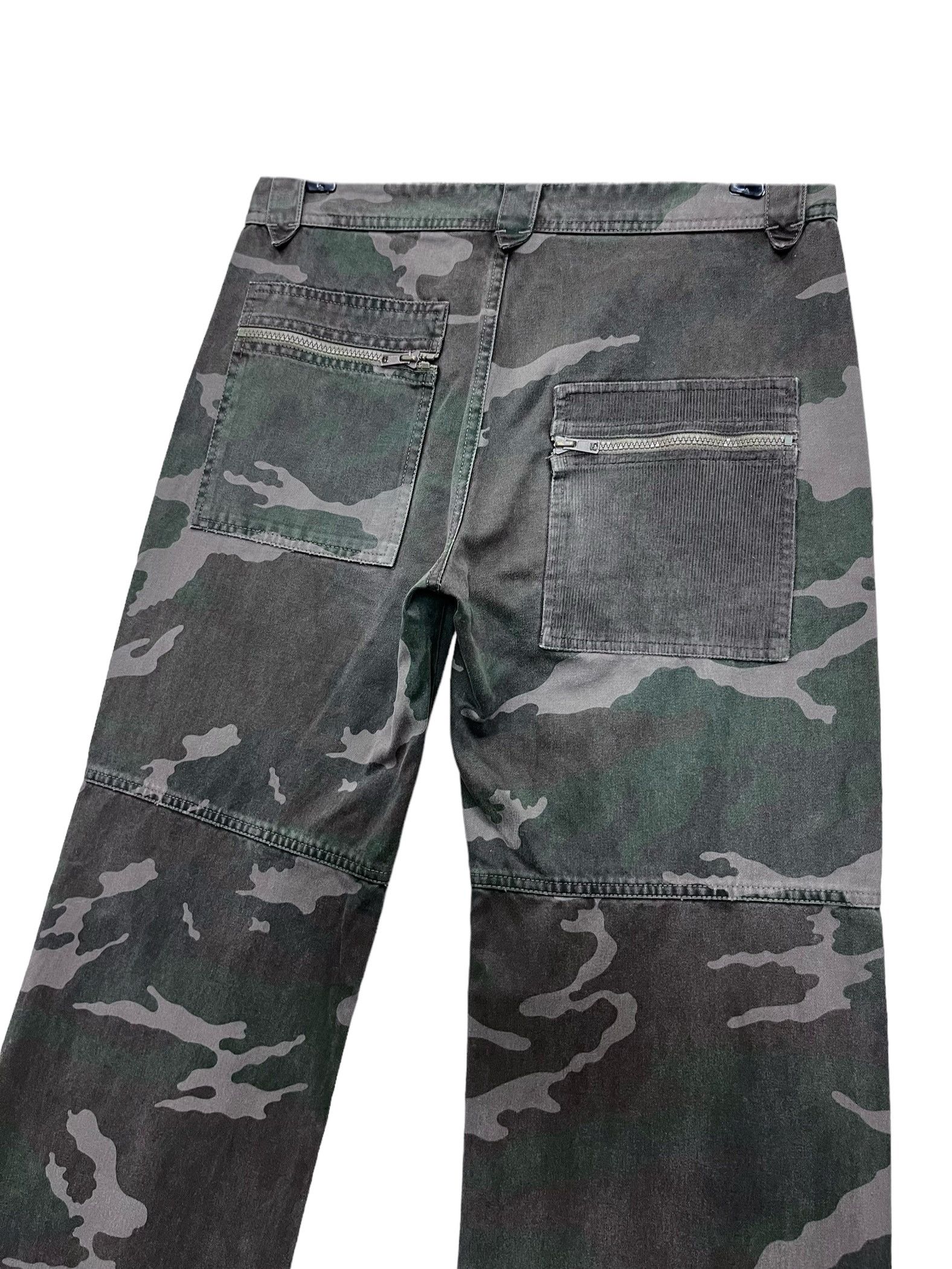Joseph Vintage JOSEPH France Camouflage Wide Leg Fatigue Pants Size US 30 / EU 46 - 6 Thumbnail