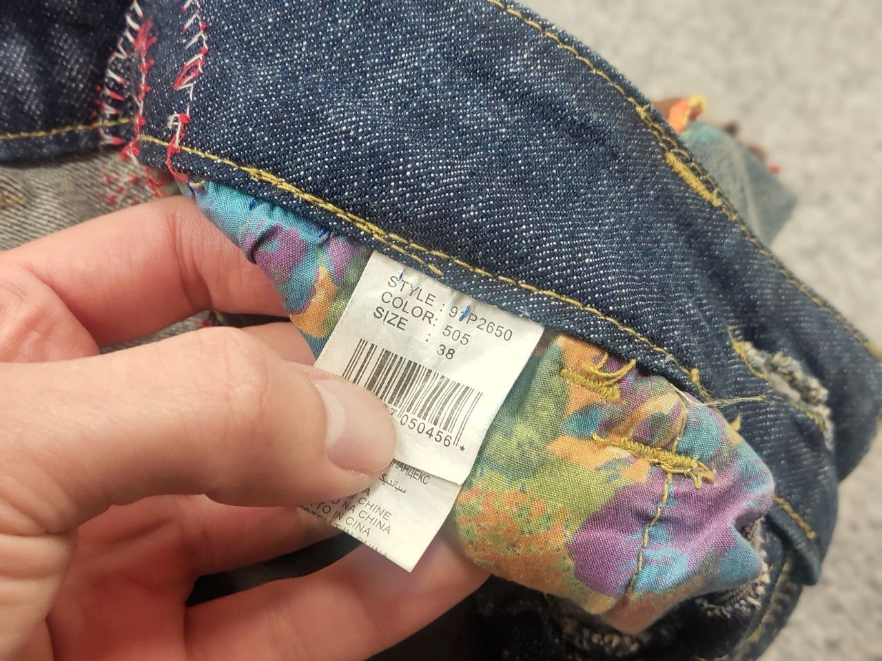 Hysteric Glamour Desigual Vintage Y2K Style Low-rise jeans embroidered logo Size 30" / US 8 / IT 44 - 18 Thumbnail