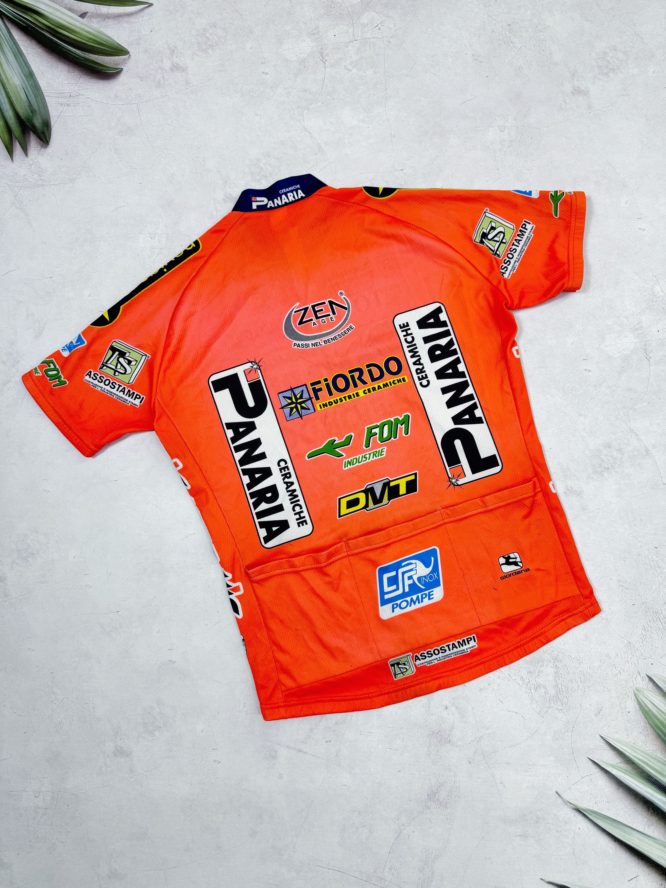 Vintage Vintage Giordana Cycling Jersey Panaria Fiordo Size US M / EU 48-50 / 2 - 16 Thumbnail