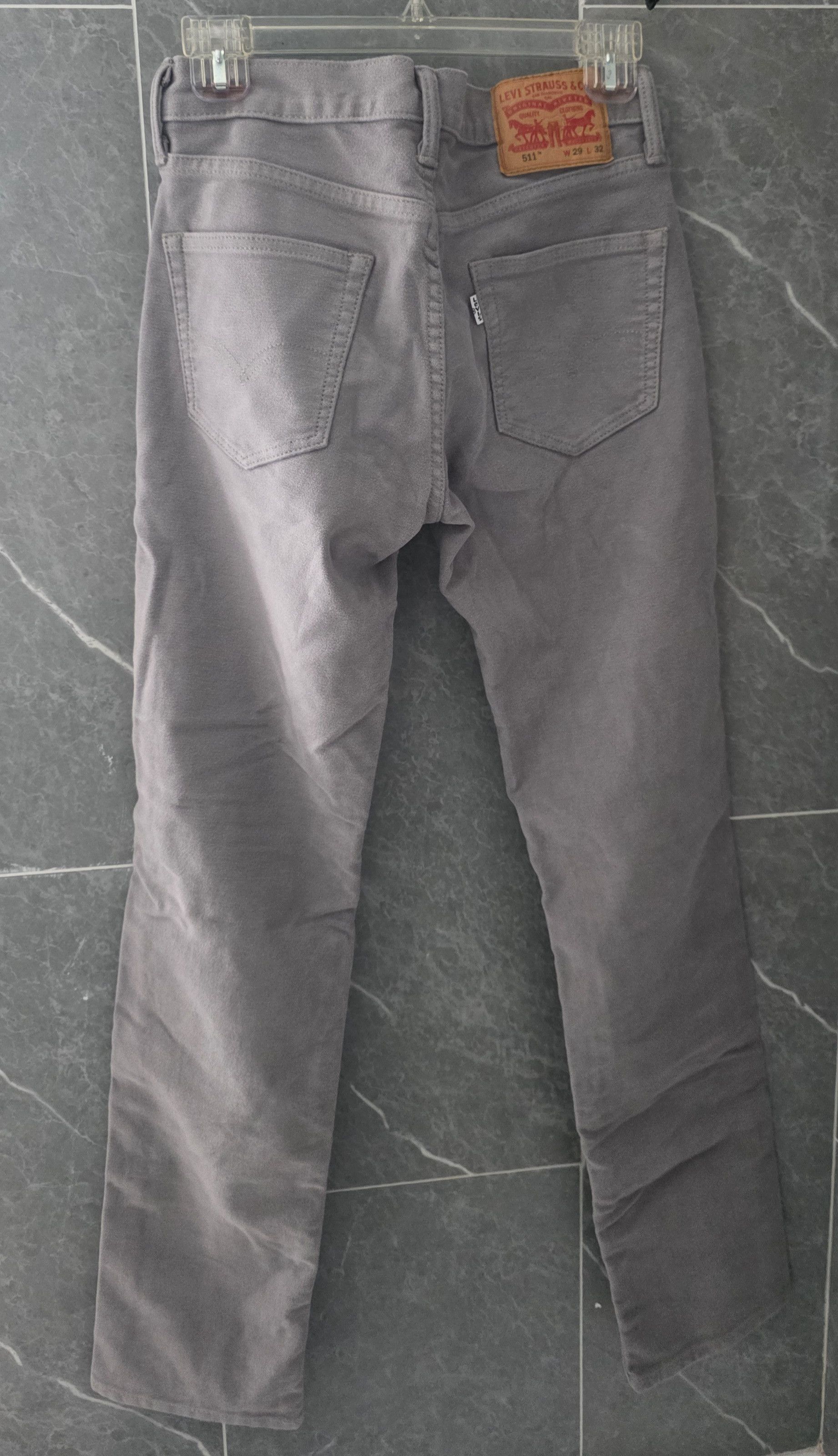 Levi's Levi's Men's 511 Slim Fit Jeans Soft Light Gray Size 29x32 Size US 29 - 2 Thumbnail