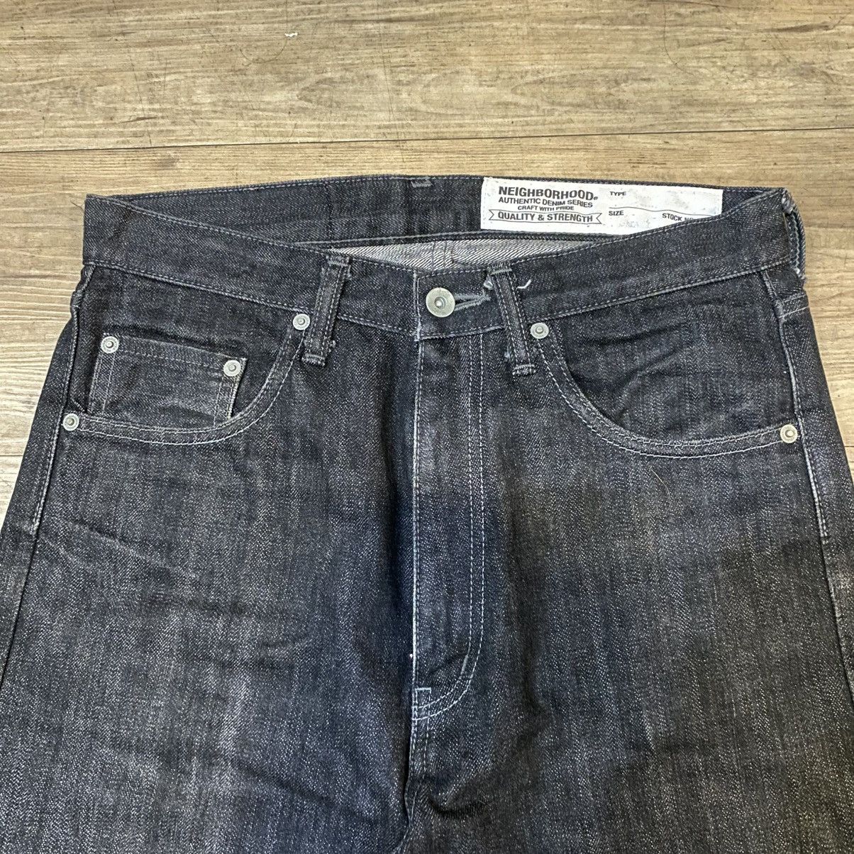 Japanese Brand × Neighborhood Neighborhood Rigid Narrow Denim 14oz Japan Selvedge Size US 30 / EU 46 - 3 Thumbnail