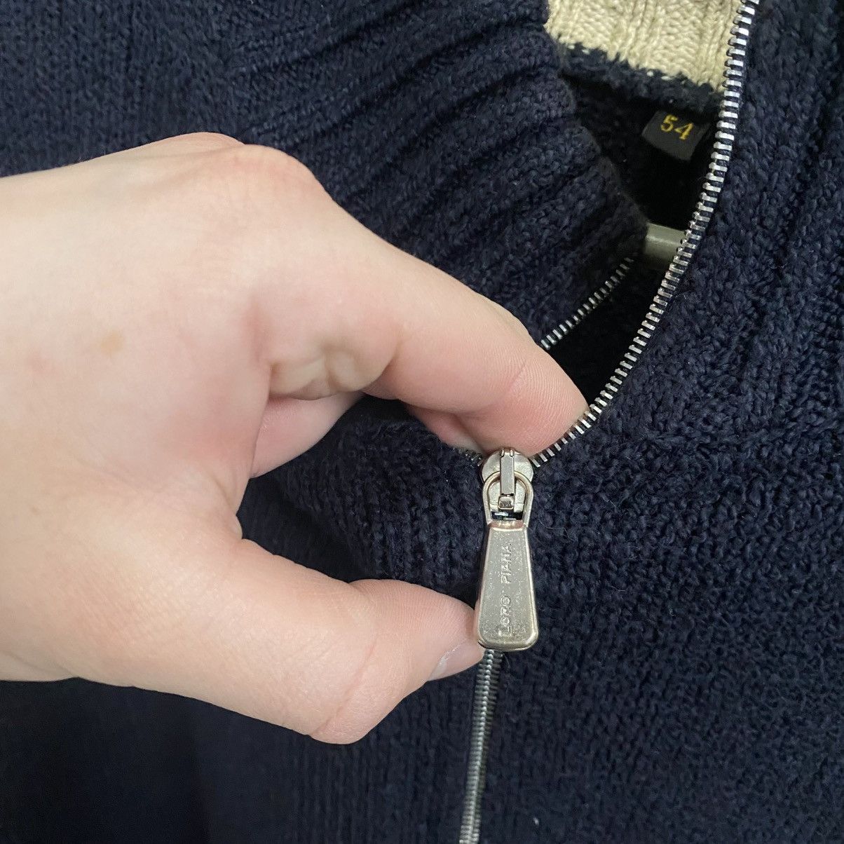Loro Piana Loro Piana Cotton Quarter Zip Sweater Jumper Size US L / EU 52-54 / 3 - 6 Thumbnail