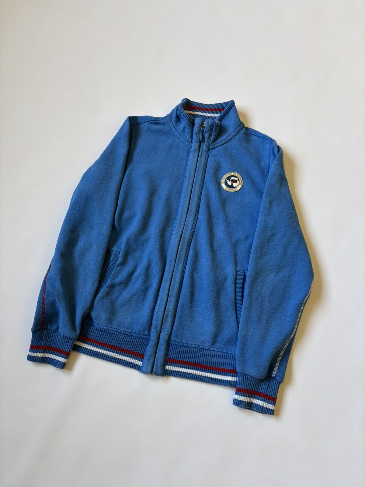 Napapijri × Vintage Napapijri Vintage Y2K Sweatshirt Zip Patch Rare Hype Size US M / EU 48-50 / 2 - 1 Thumbnail