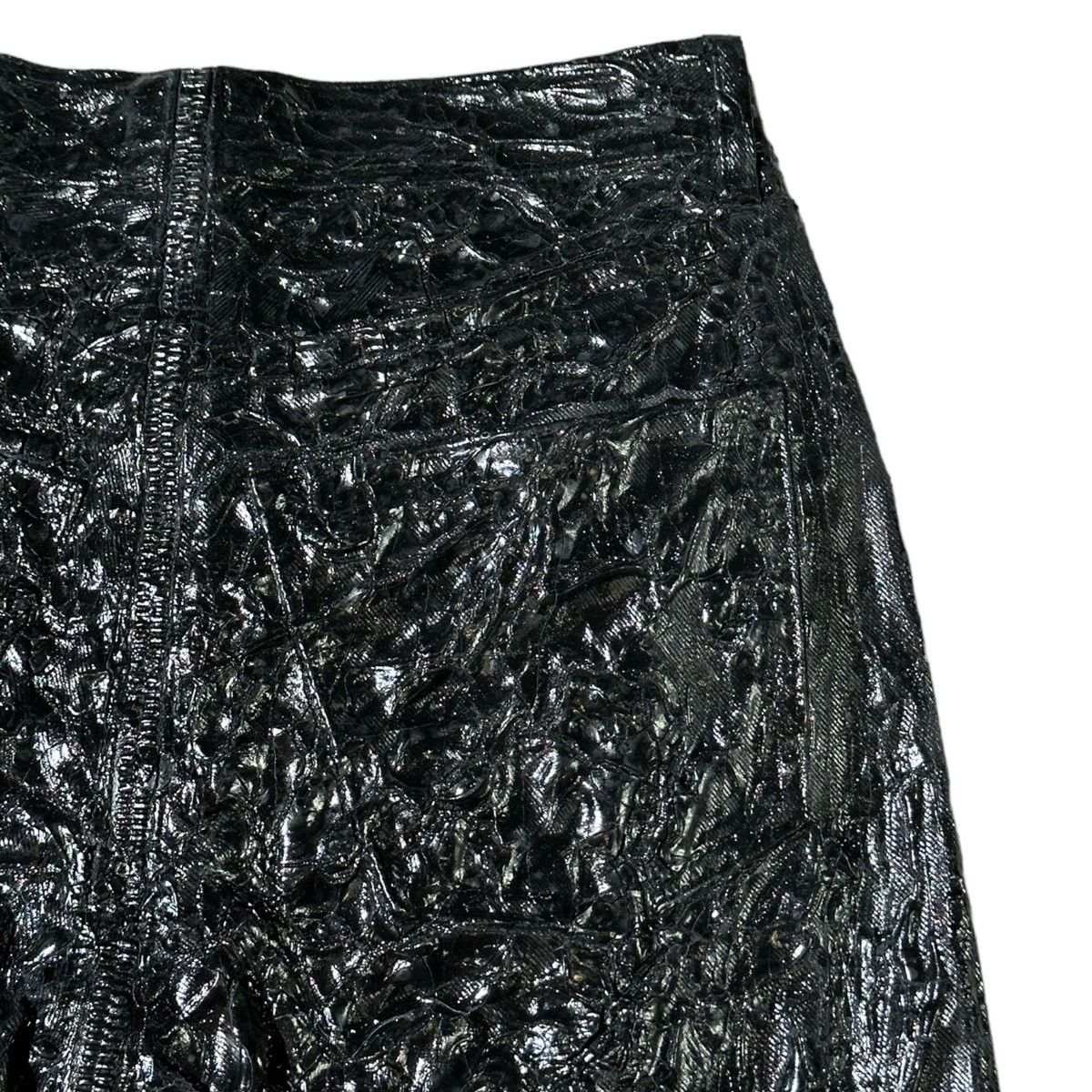 Givenchy $1,500 Paint crackled integral zip denim Size US 29 - 4 Thumbnail
