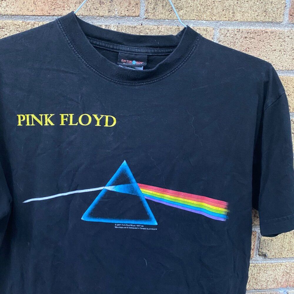 Pink Floyd × Vintage Vintage Pink Floyd Band T Shirt 'Dark Side of the Moon' Lar Size US L / EU 52-54 / 3 - 1 Thumbnail
