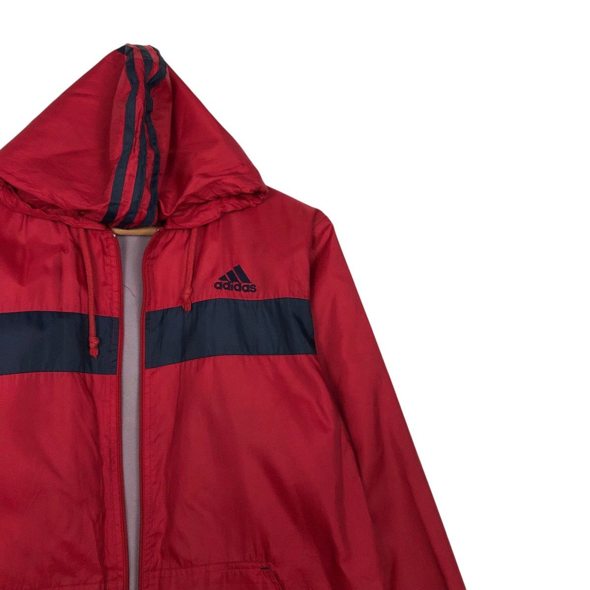 Adidas 📌Vintage Bomber Light Jacket Adidas Striped Design Size US M / EU 48-50 / 2 - 7 Thumbnail