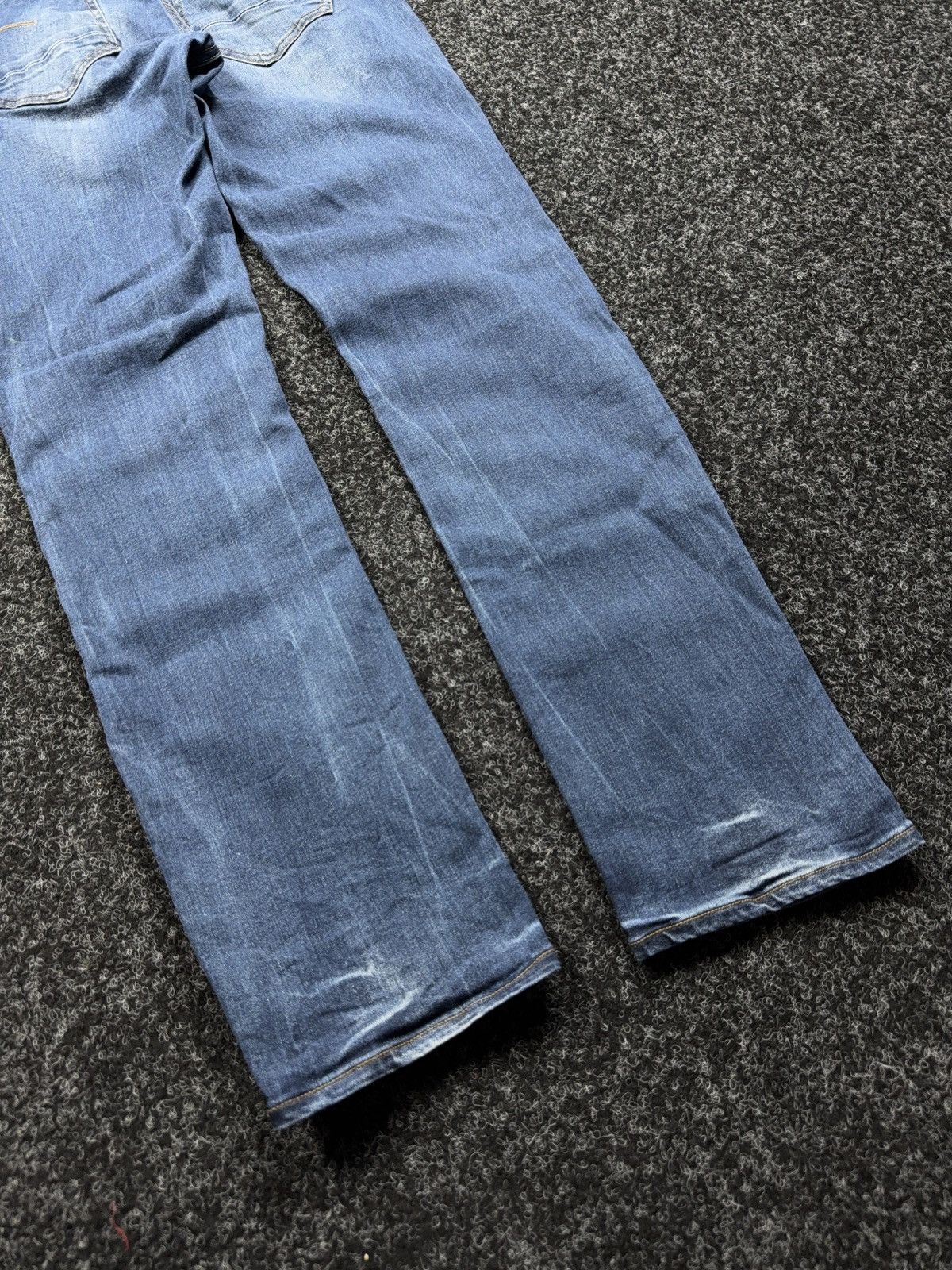 G-Star 00s Y2K G-Star RAW Midge Straight Punk Rock Dark Wash Jeans Size 30" / US 8 / IT 44 - 15 Thumbnail