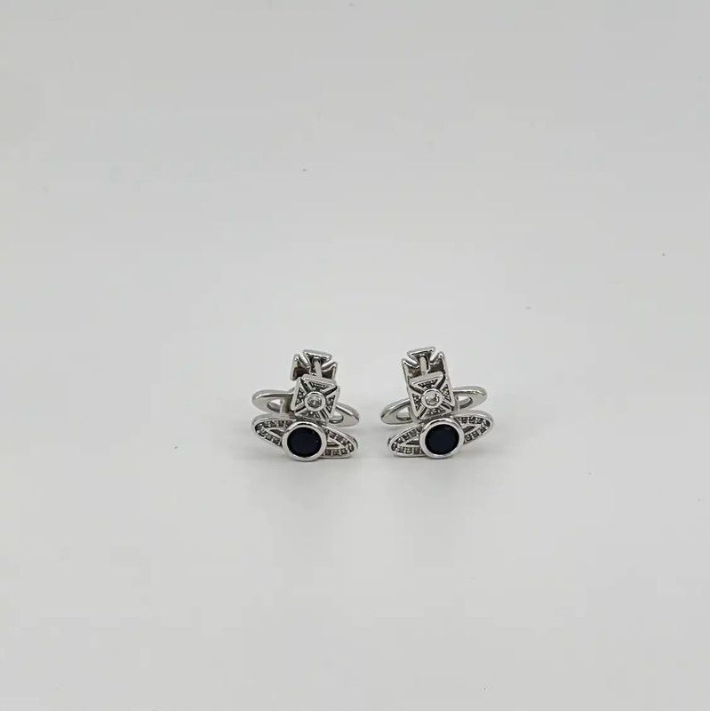 Vivienne Westwood Vivienne Westwood Silver Stud Earrings 0089 Size ONE SIZE - 1 Thumbnail