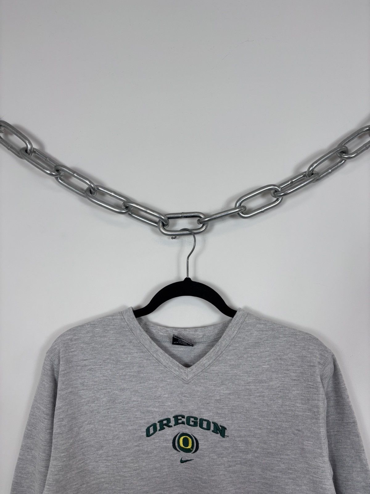 Nike Vintage Nike Team Oregon Ducks Grey Long Sleeve T-Shirt Size US S / EU 44-46 / 1 - 3 Thumbnail