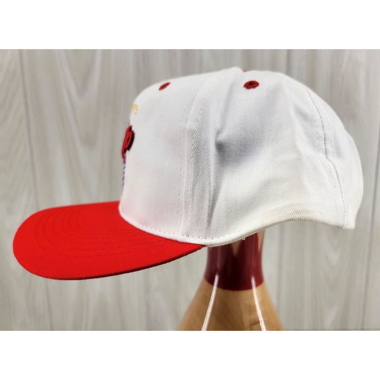 Vintage VINTAGE EXXON MOTOR OIL DIRECT 3D EMBROIDERED Hat Snap-Back Men Adjustable White Size ONE SIZE - 4 Thumbnail
