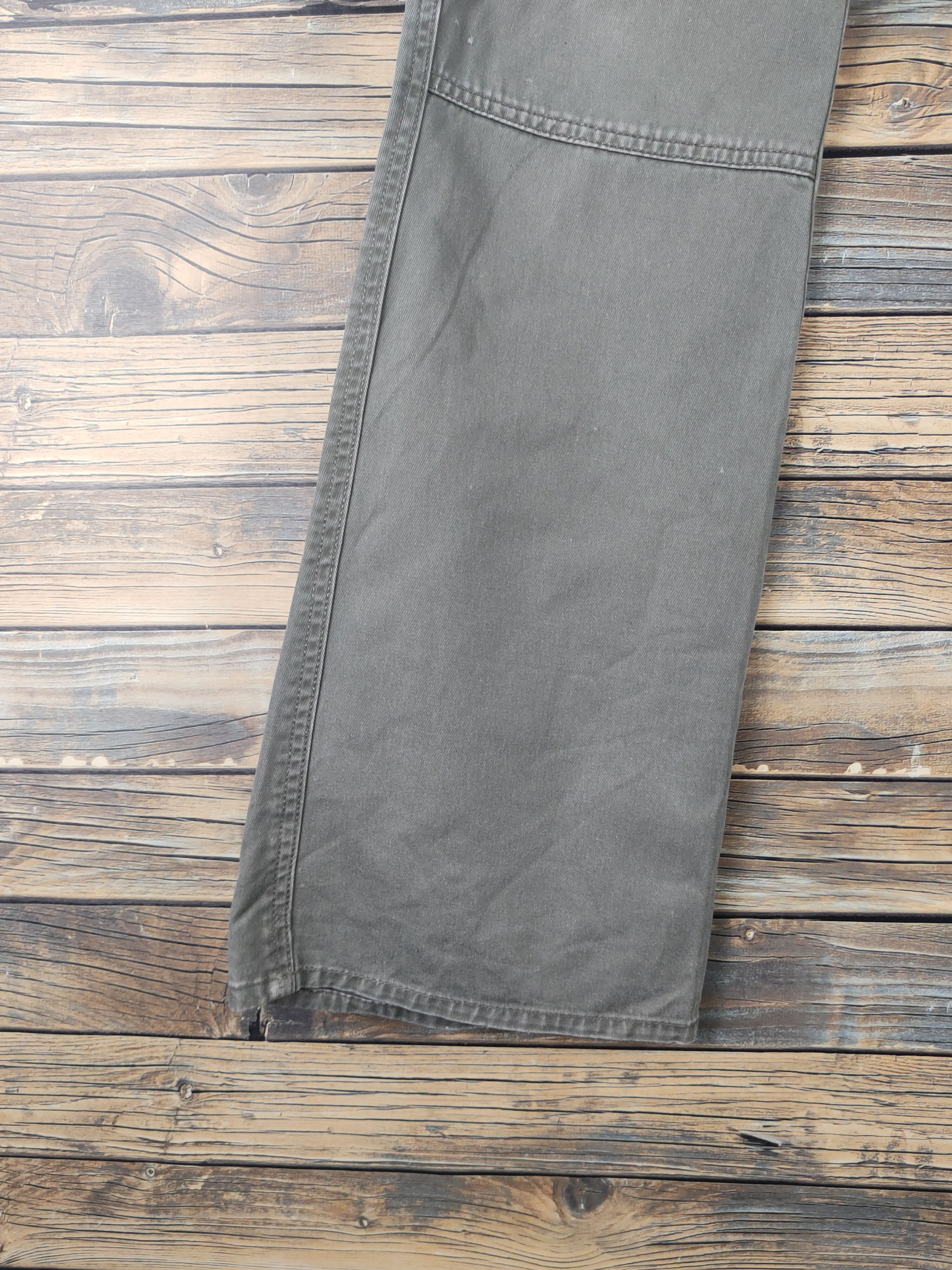 Japanese Brand DL Root Three Olive Multipocket Tactical Cargo Pants #1878 Size US 30 / EU 46 - 4 Thumbnail