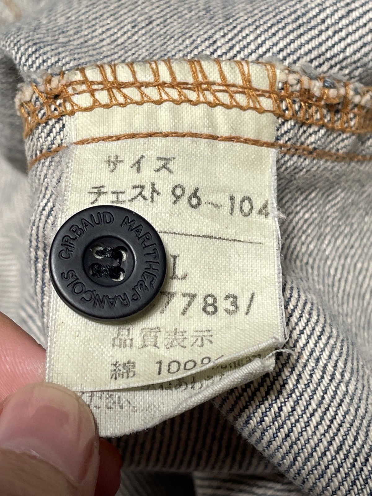 Marithe + Francois Girbaud Vintage Brand Marithe Francois Girbaud Denim Jacket 1990s Size US L / EU 52-54 / 3 - 10 Thumbnail