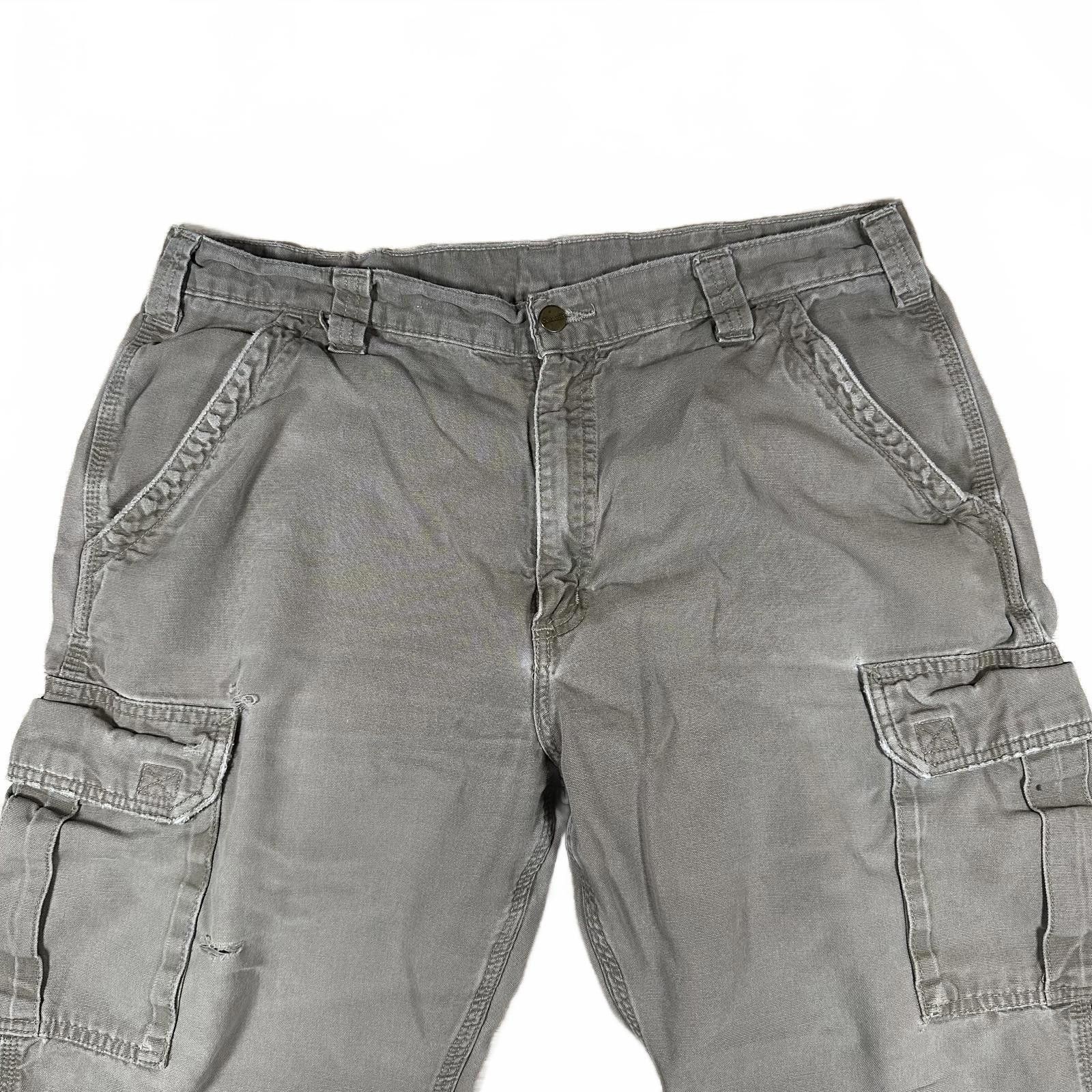 Carhartt Vintage Carhartt Cargo B182 MUS 38x30 Pants Utility Beige Size US 38 / EU 54 - 4 Thumbnail