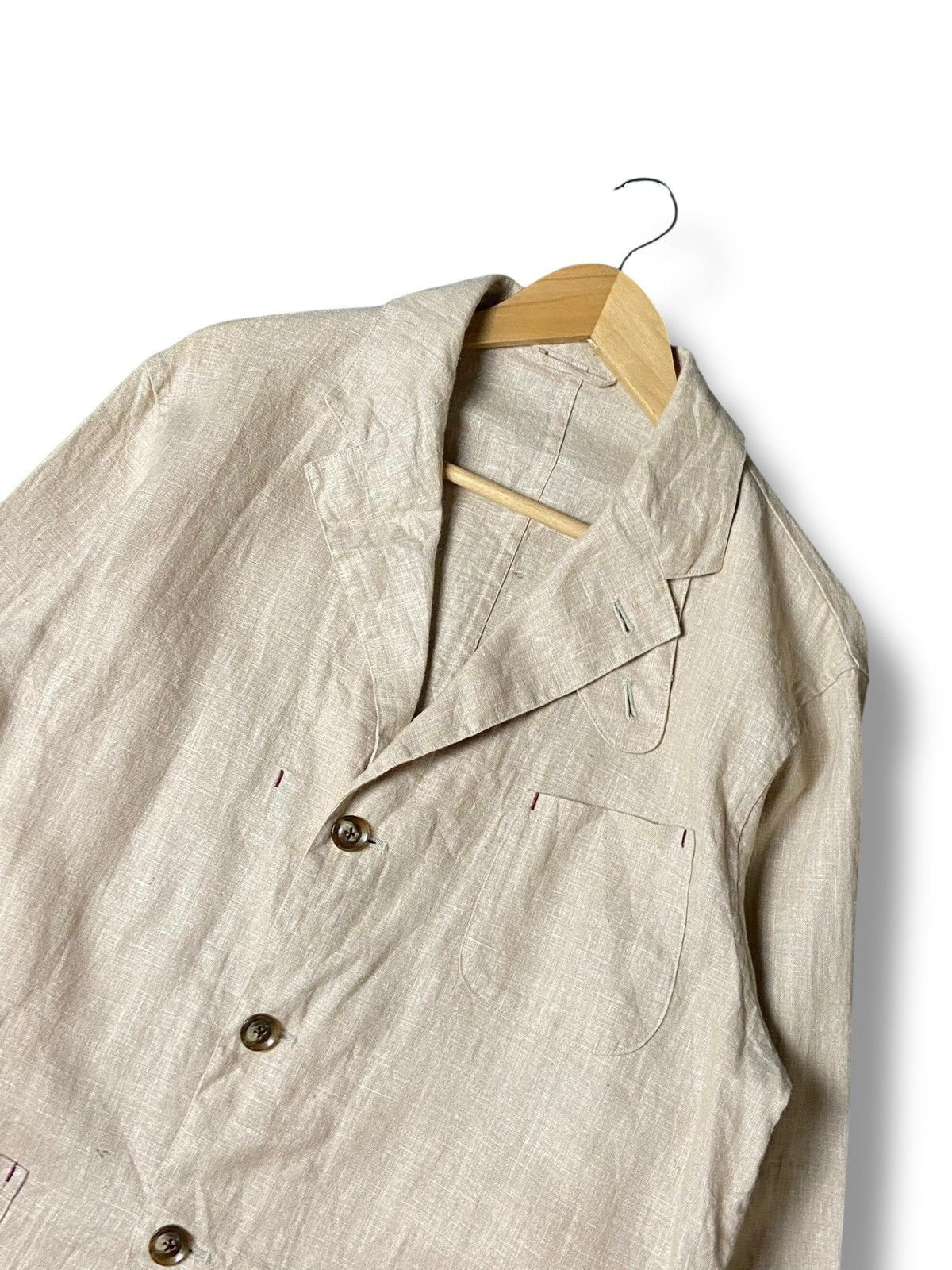 Karl Helmut Vintage Karl Helmut Linen Jacket (149) Size US L / EU 52-54 / 3 - 4 Thumbnail