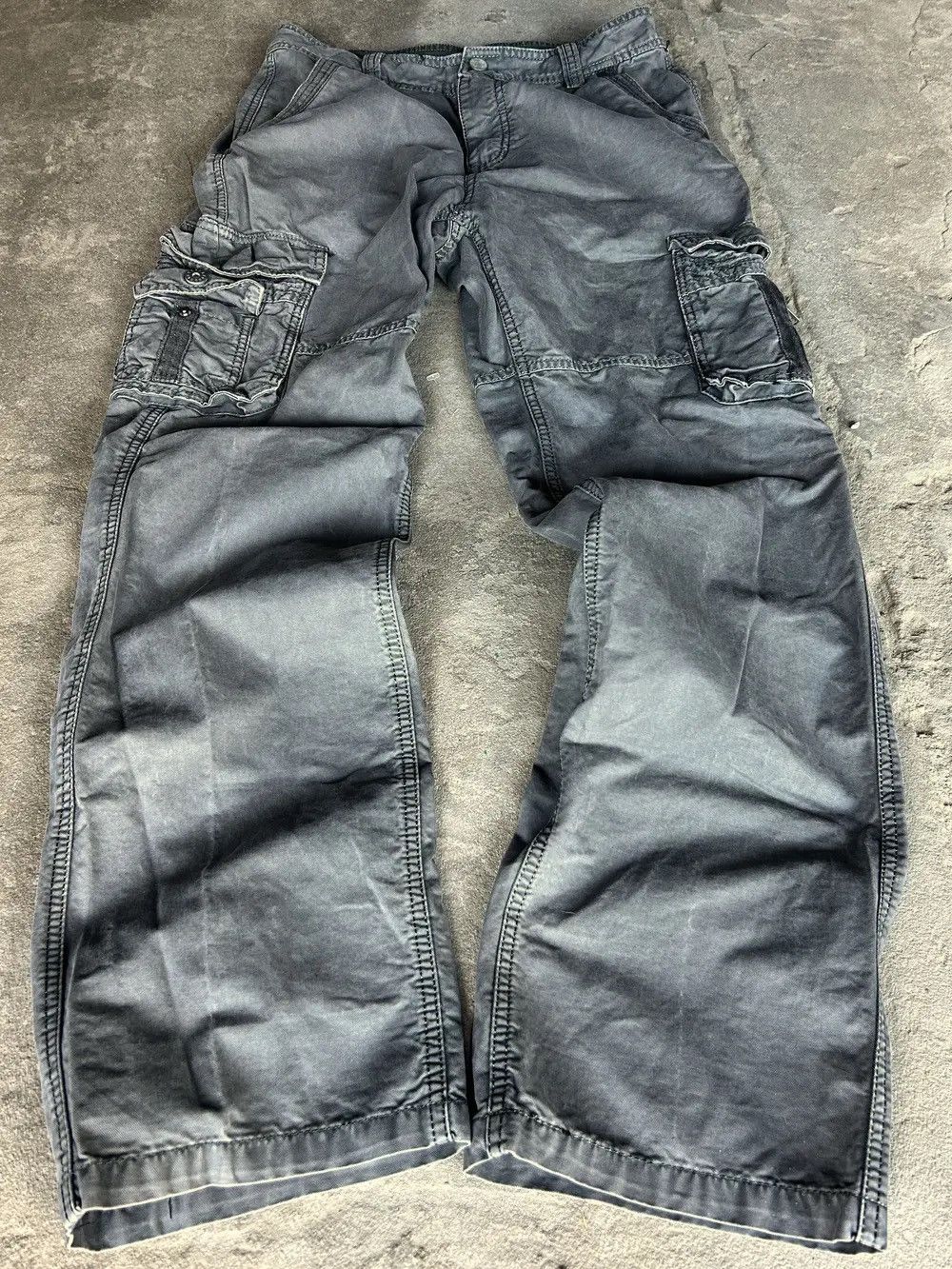 Junya Watanabe × Nike × Vintage Vintage Rick Owens Junya Watanabe Style Cargo Jeans Size US 30 / EU 46 - 1 Thumbnail