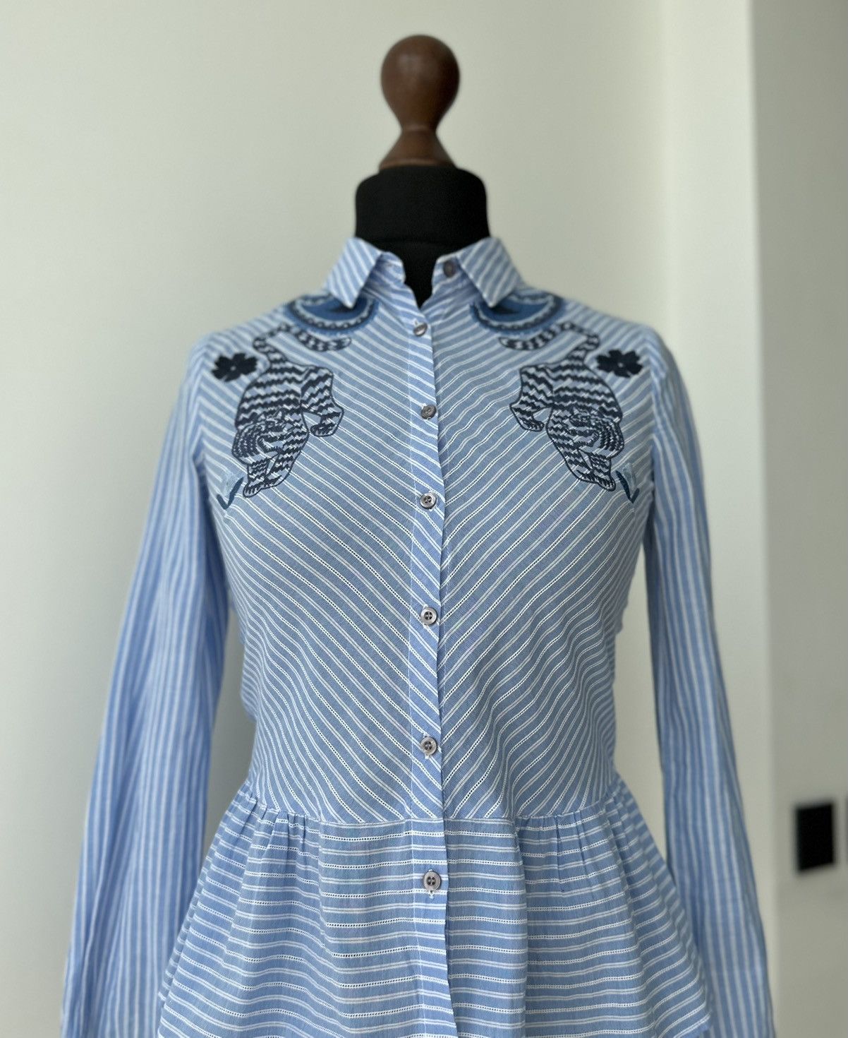 Desigual × Japanese Brand Desigual Women's Srtiped Print Shirt Long Sleeve Size XS Size XS / US 0-2 / IT 36-38 - 3 Thumbnail