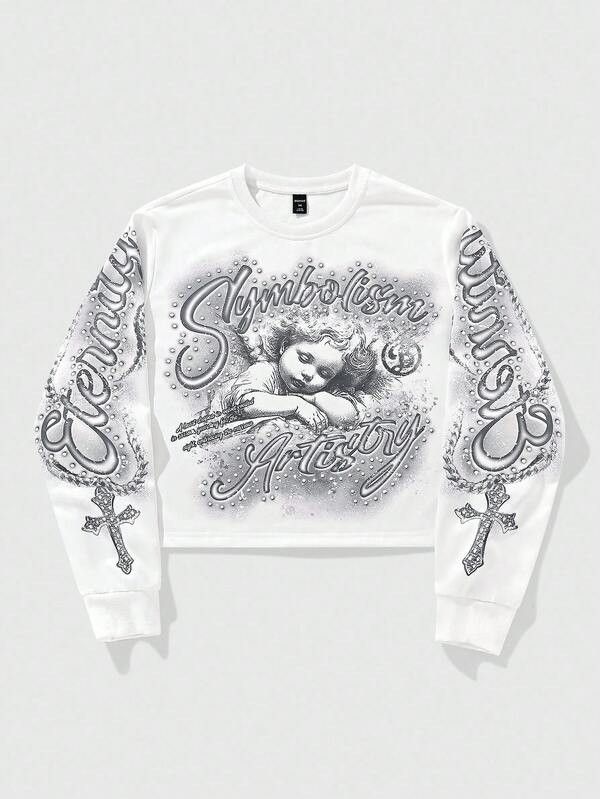 Japanese Brand The Eternal Cherub Aesthetic Longsleeve Men Women Size US M / EU 48-50 / 2 - 1 Thumbnail