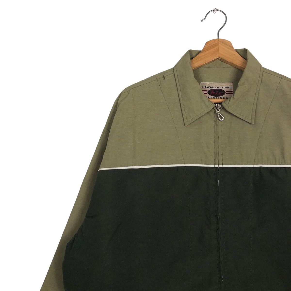 Japanese Brand 🔥Vintage Oversized Skate Jacket Zipper Hawaiian Island Size US M / EU 48-50 / 2 - 7 Thumbnail