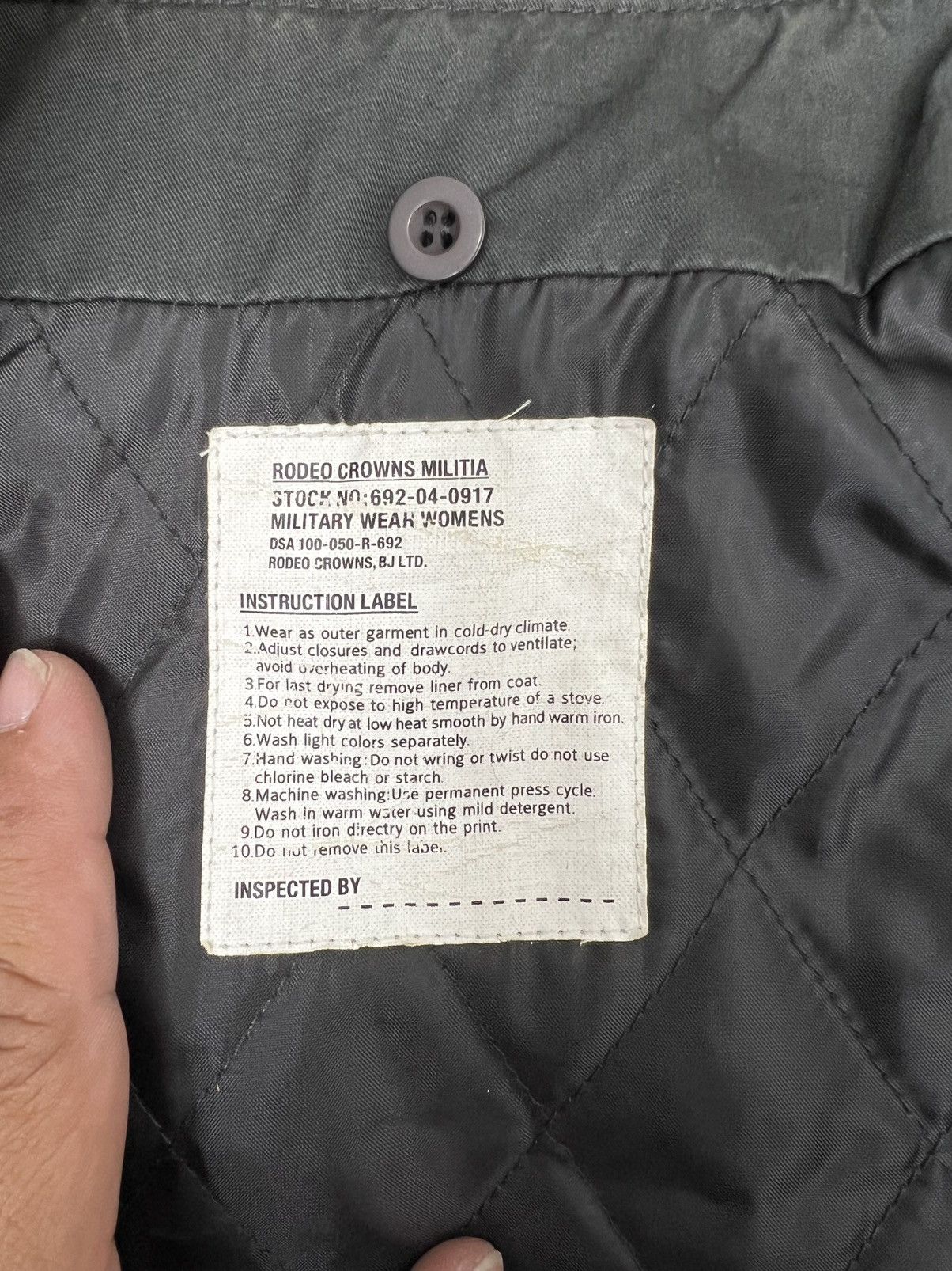 Japanese Brand Rodeo Crowns "Militia" 2-in-1 Bomber Hoodie Jacket Size S / US 4 / IT 40 - 10 Thumbnail