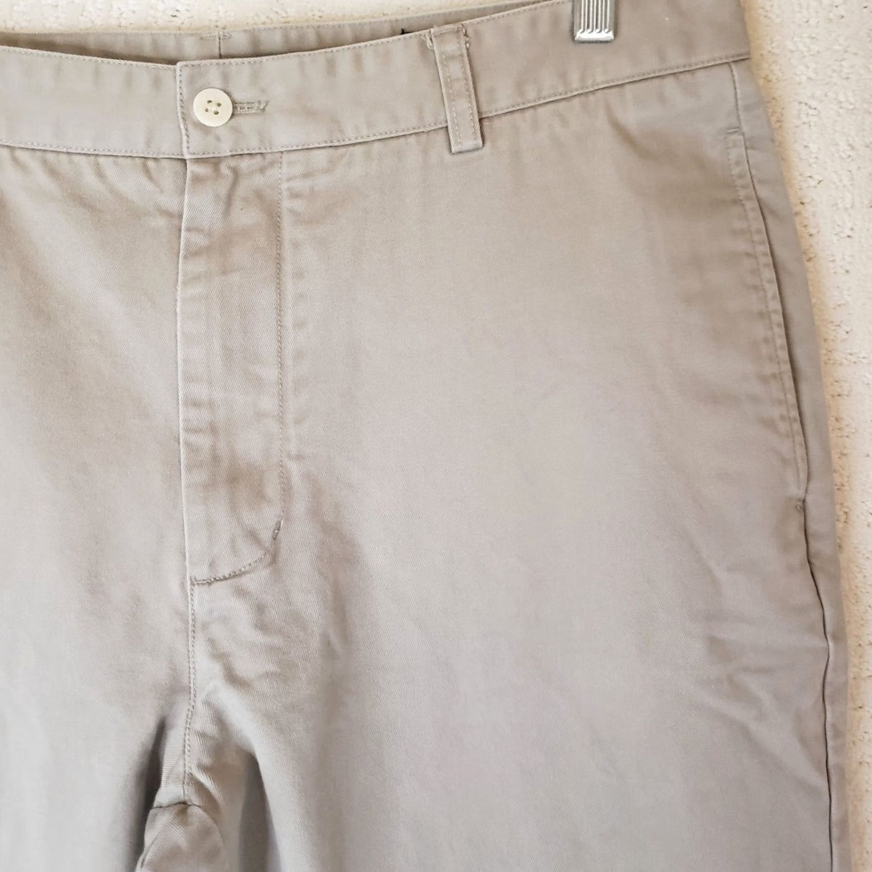 Vineyard Vines Vineyard Vines Club Pants Mens 34W x 32L Khaki Cotton Twill Preppy Regular Fit Chino Pants Size US 34 / EU 50 - 5 Thumbnail